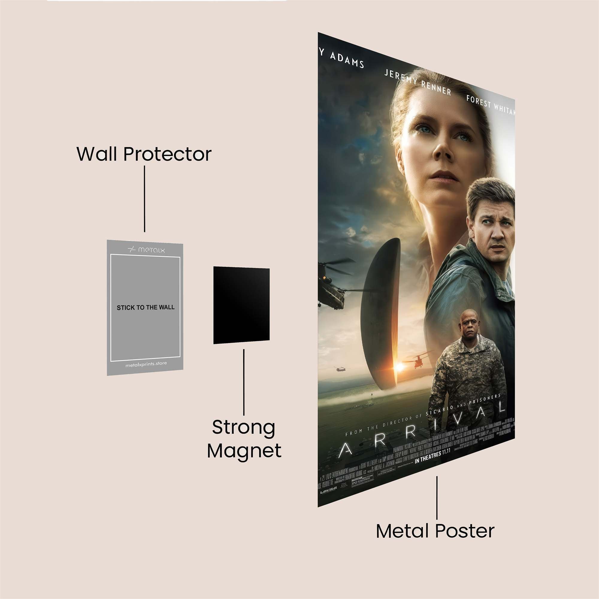 Alien Arrival Safe Wall Magnetic / M