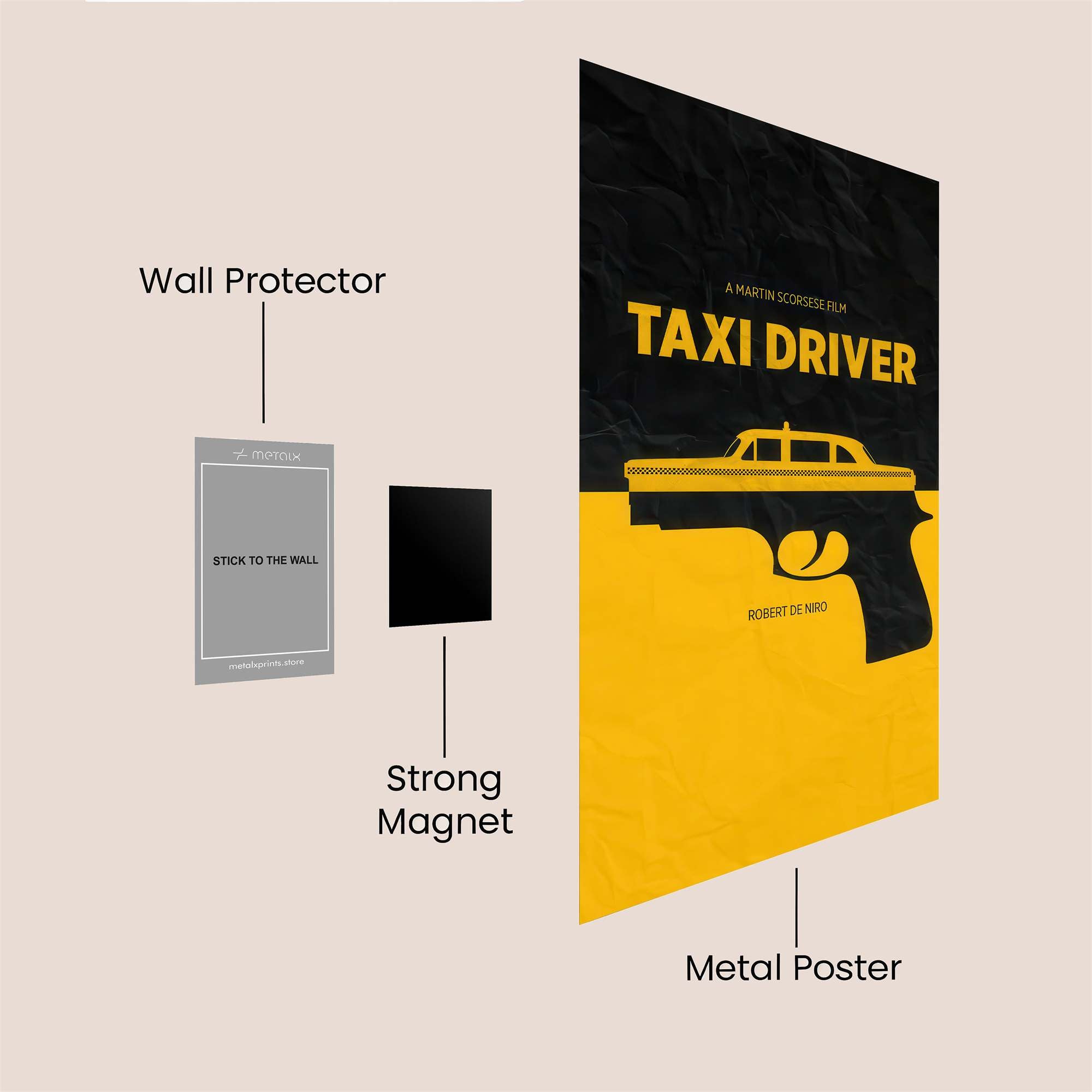 Driver Angst Safe Wall Magnetic / M