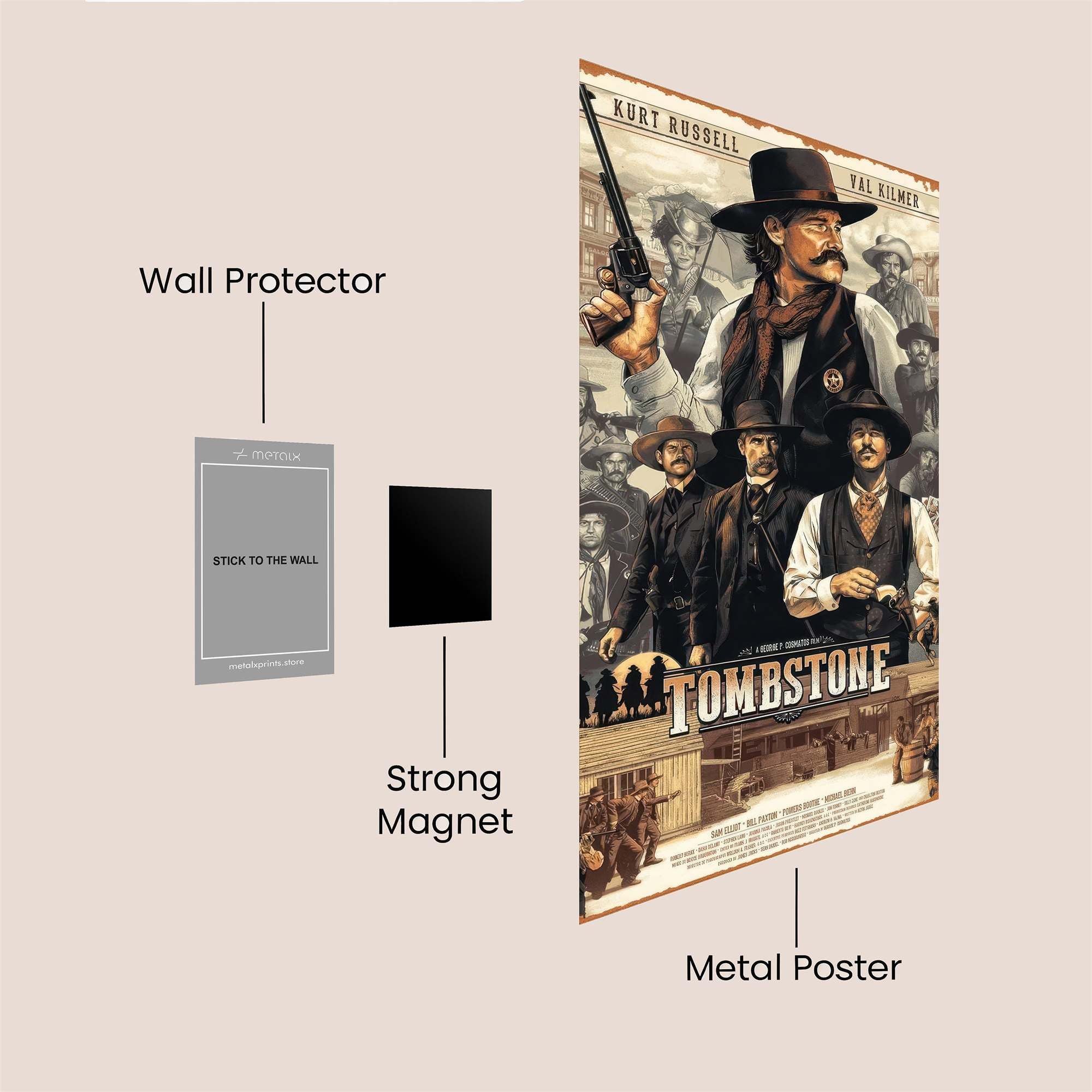 Wyatt Wild Safe Wall Magnetic / M