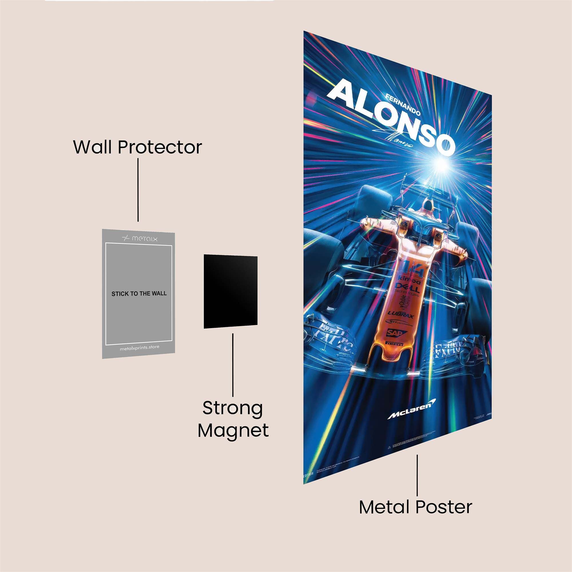 Alonso Velocity Safe Wall Magnetic / M