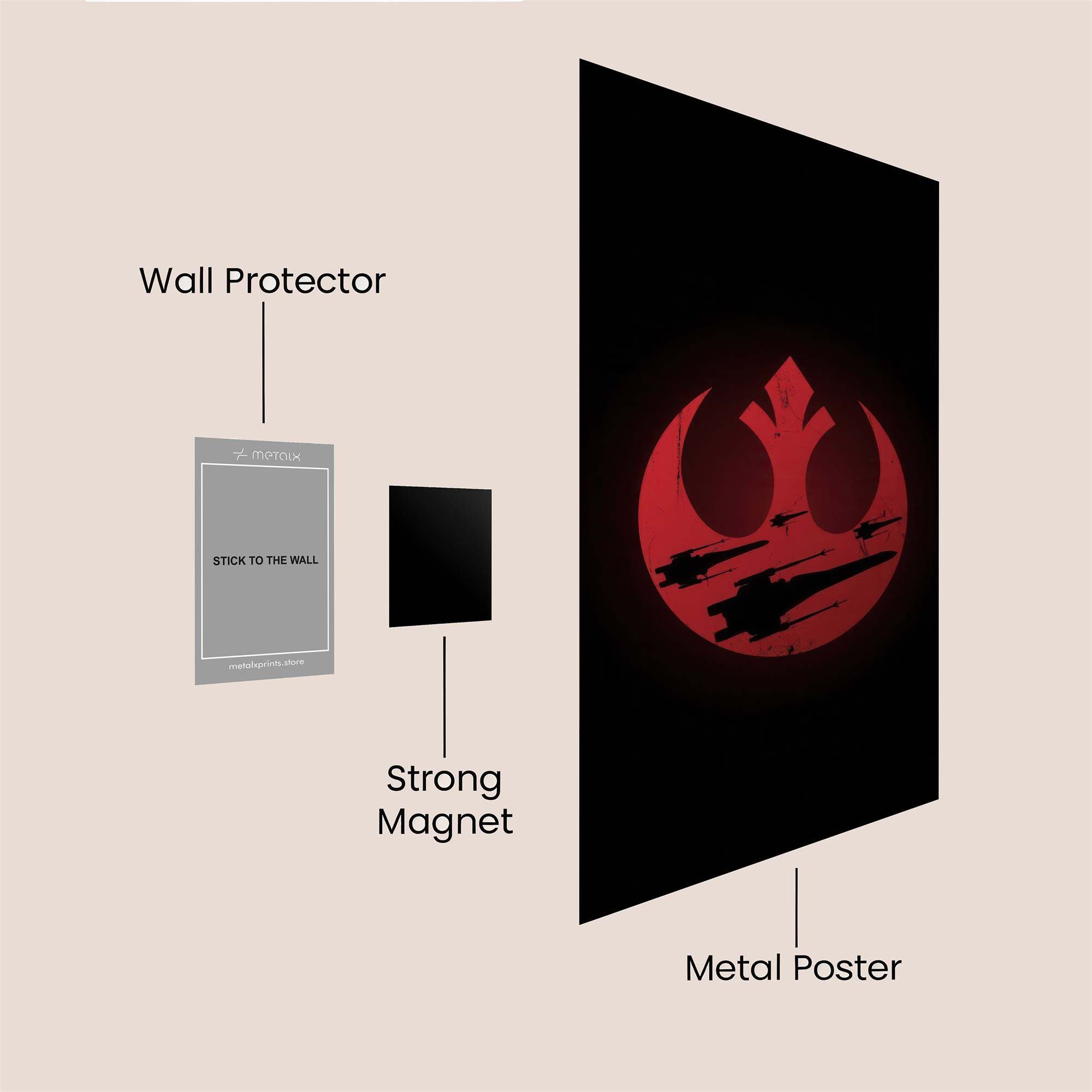 Rebel Valor Safe Wall Magnetic / M