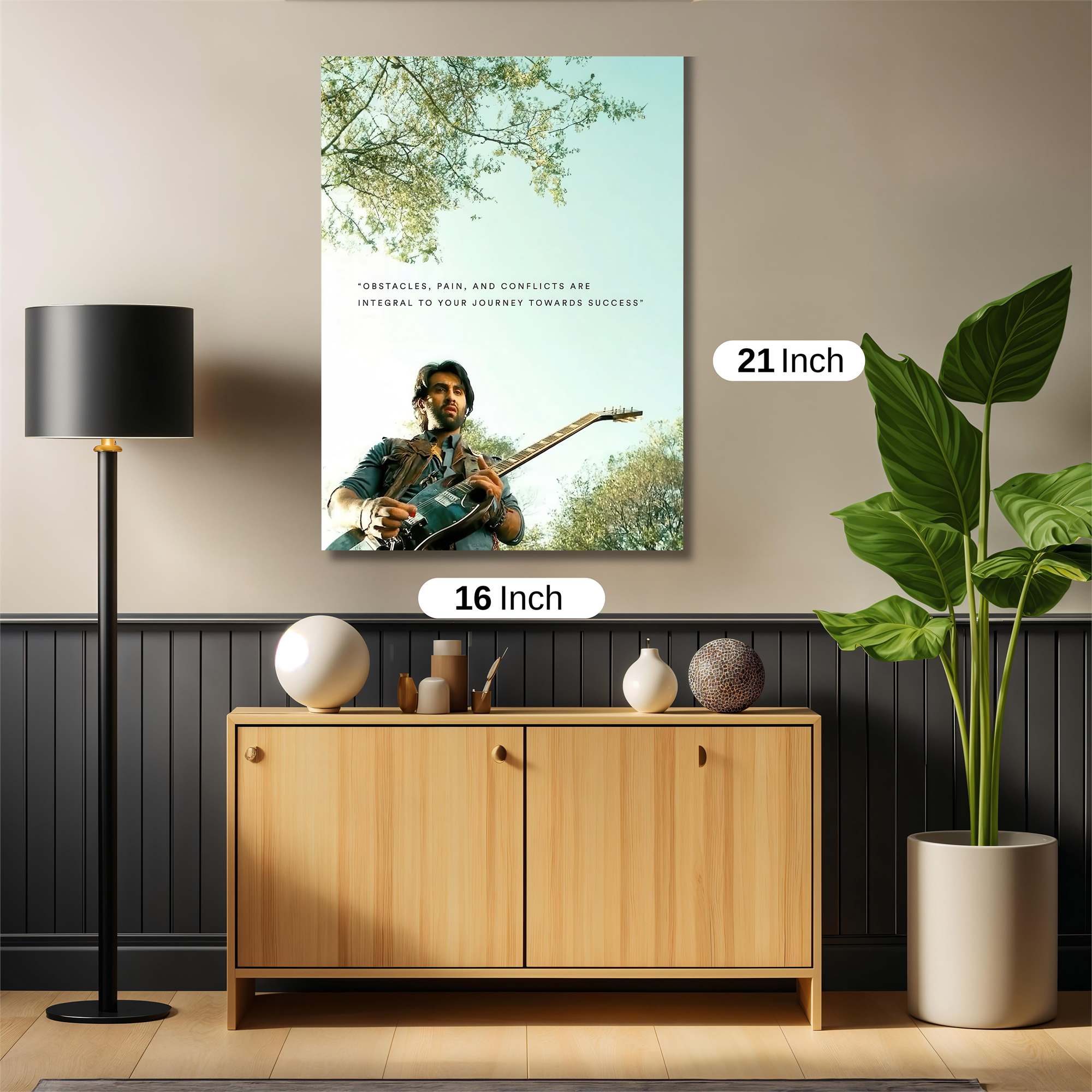 Guitar Serenity Safe Wall Magnetic / M