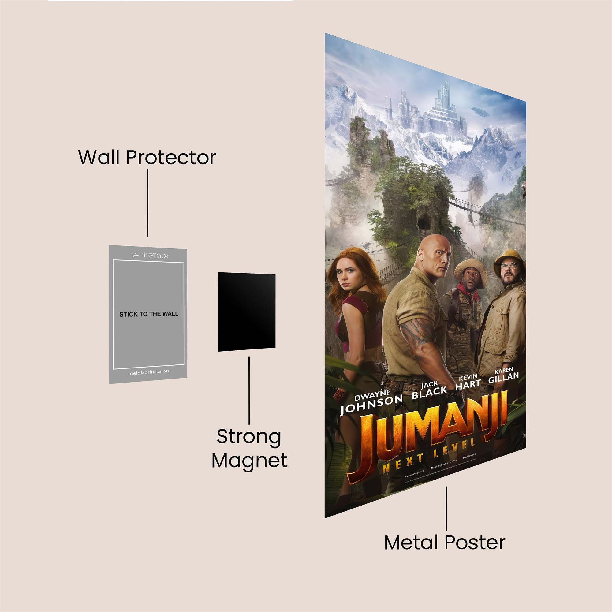 Jumanji Adventure Safe Wall Magnetic / M