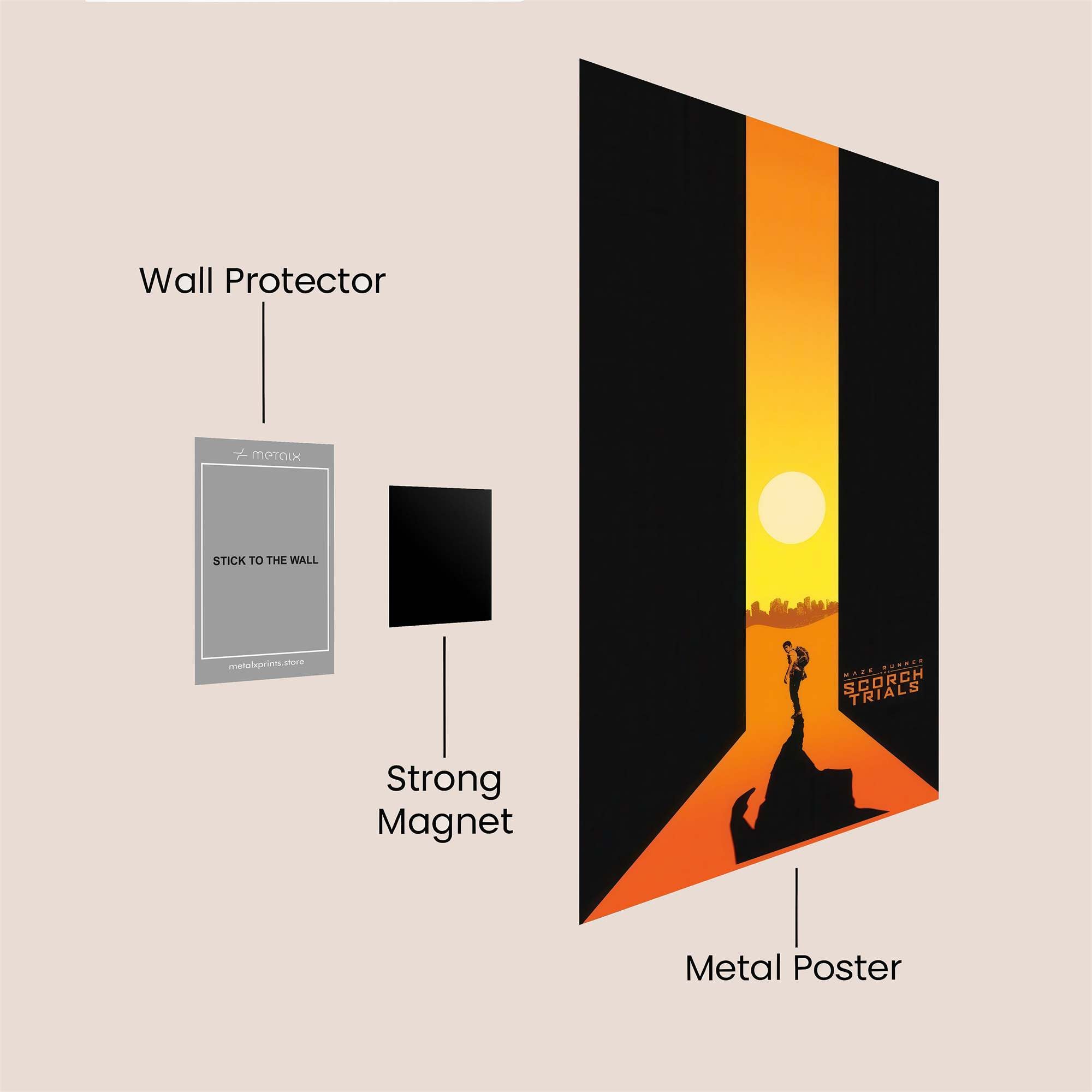 Scorch Serenity Safe Wall Magnetic / M