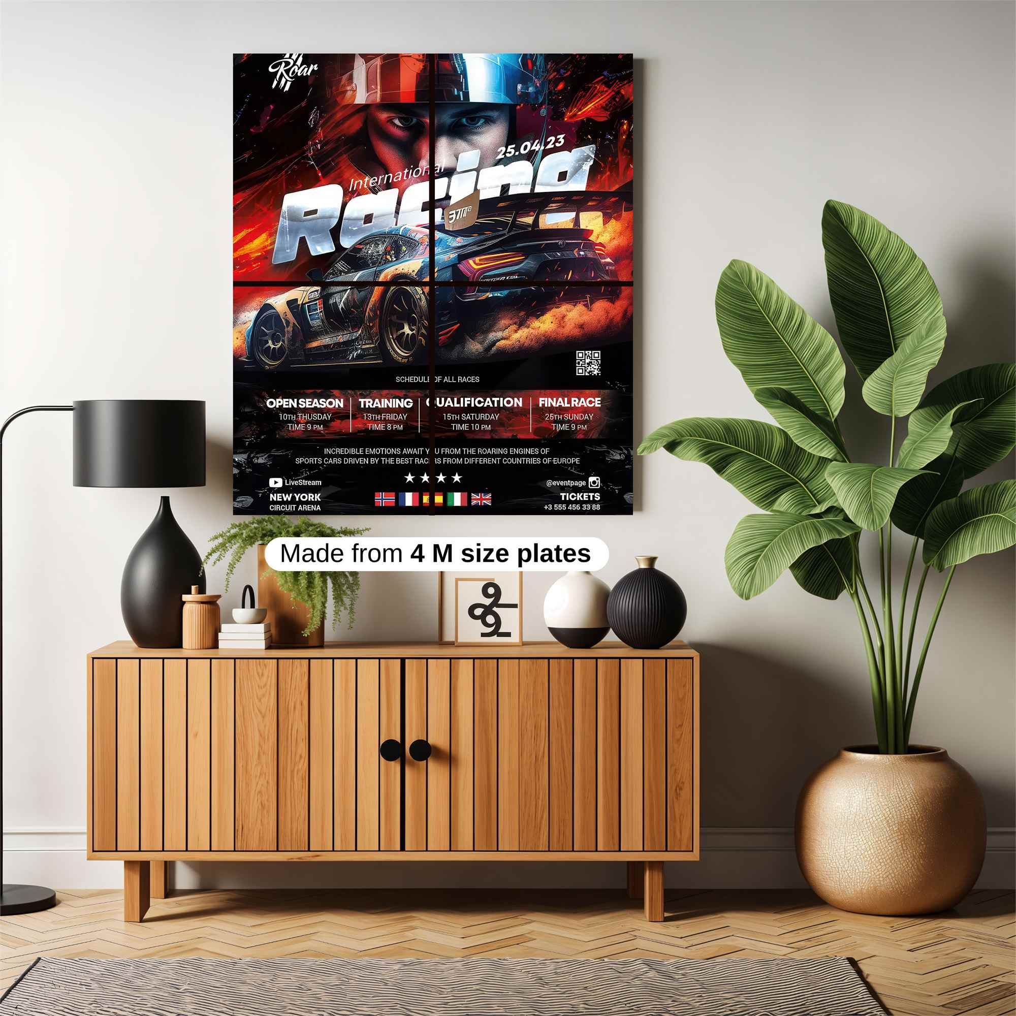 Speed Thrill Safe Wall Magnetic / M