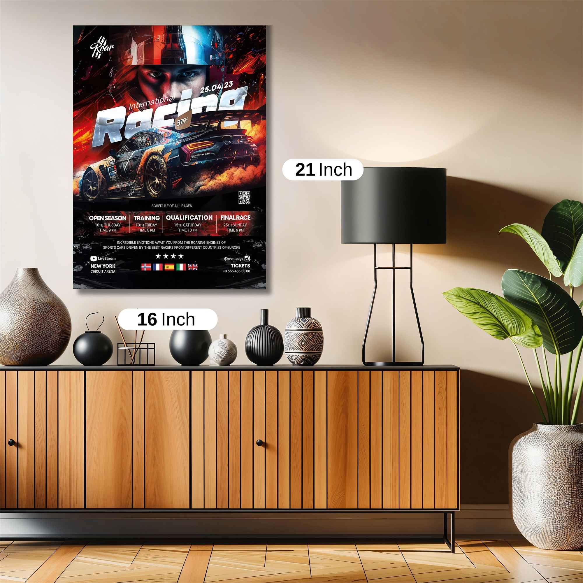 Speed Thrill Safe Wall Magnetic / M