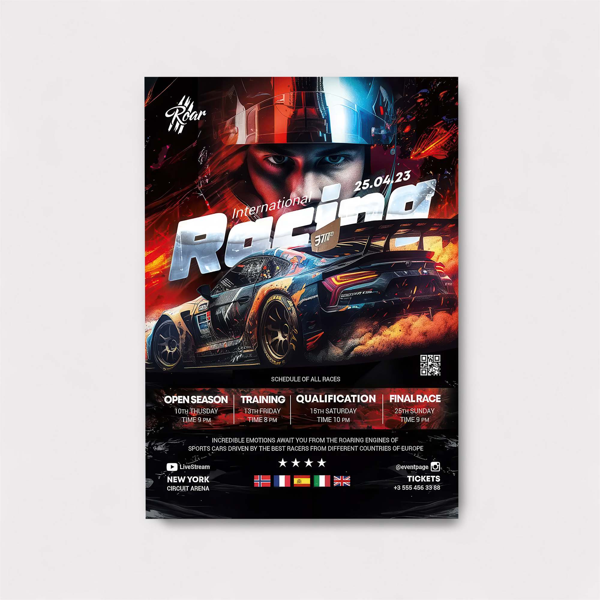 Speed Thrill Safe Wall Magnetic / M