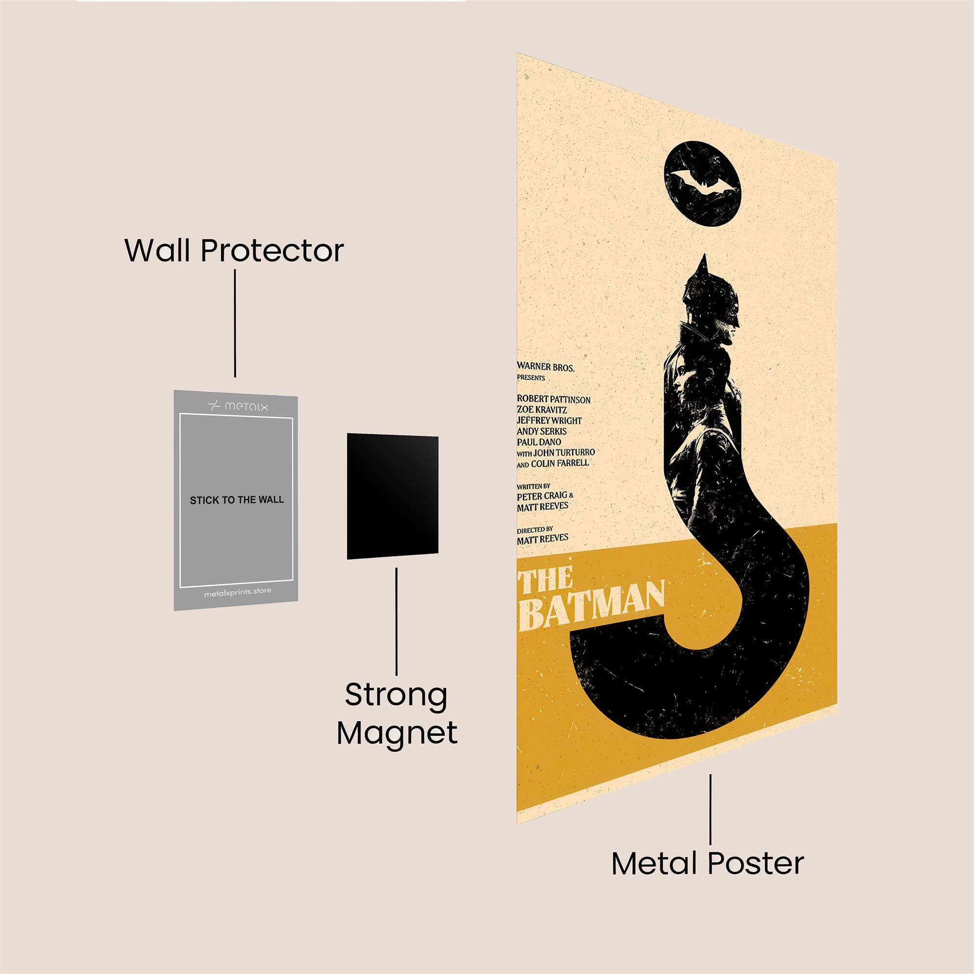 Batman Enigma Safe Wall Magnetic / M