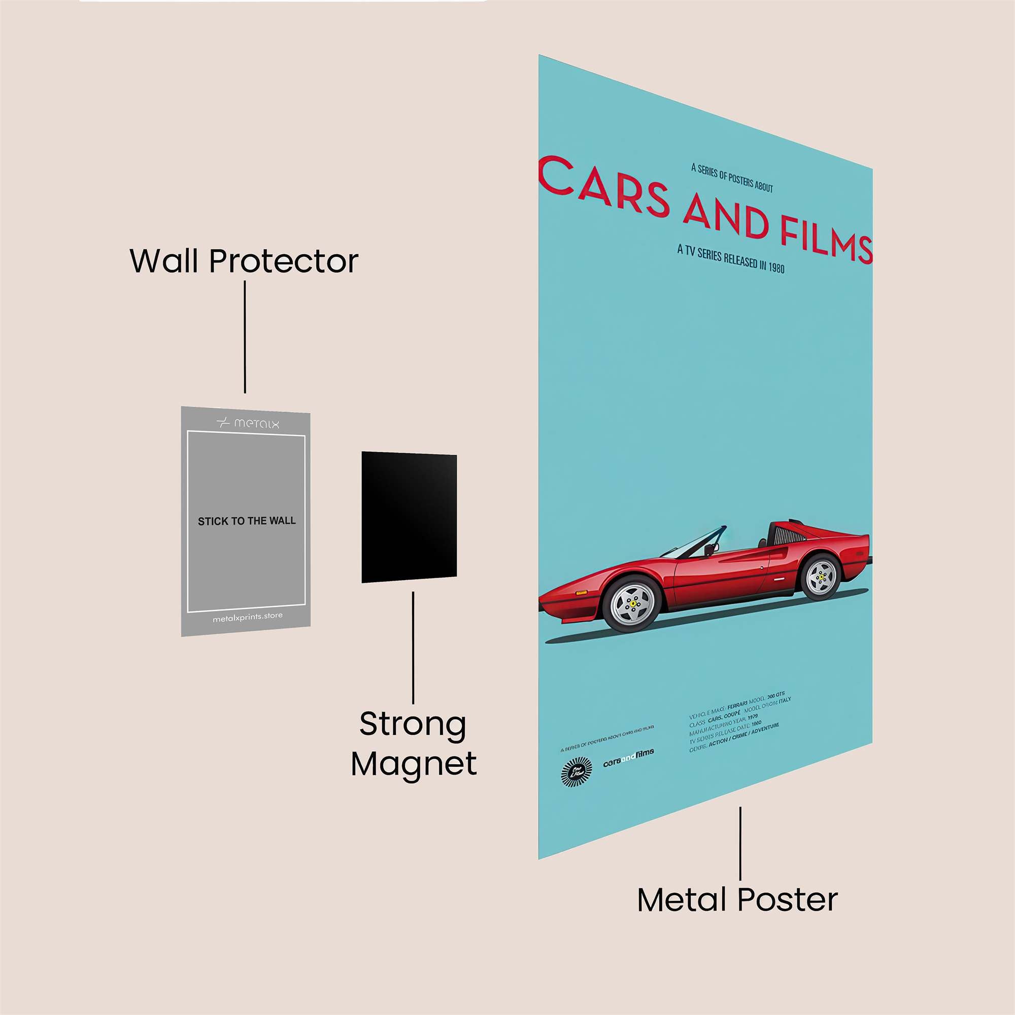 Ferrari Nostalgic Safe Wall Magnetic / M