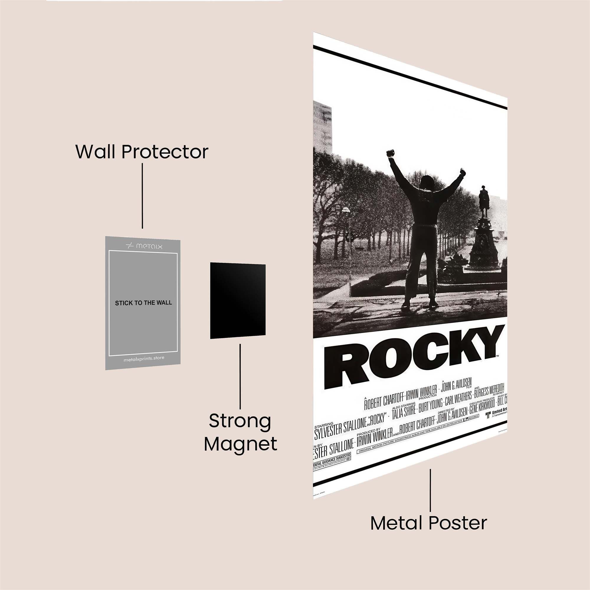 Rocky Triumph Safe Wall Magnetic / M
