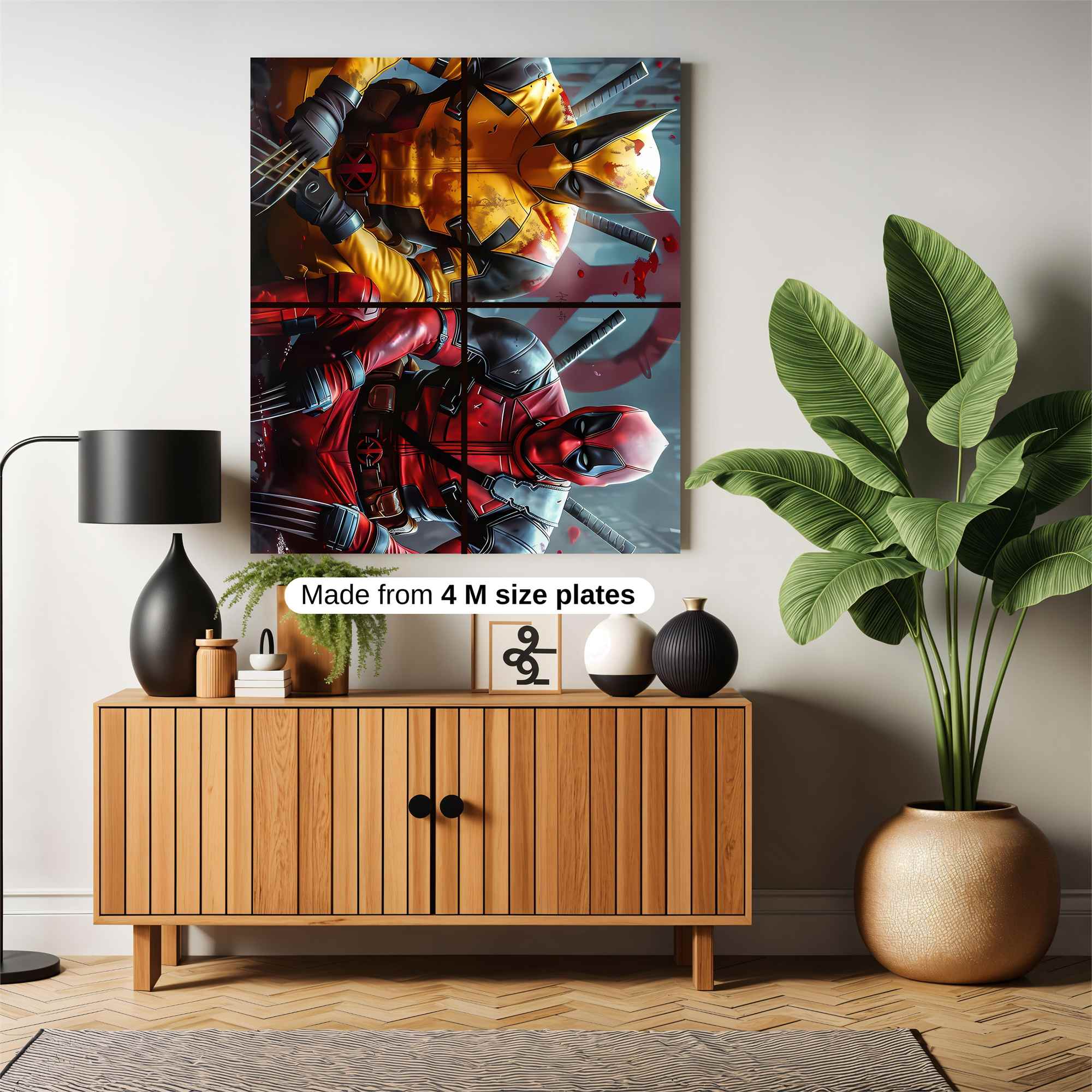 WolverineDeadpool Frenzy Safe Wall Magnetic / M