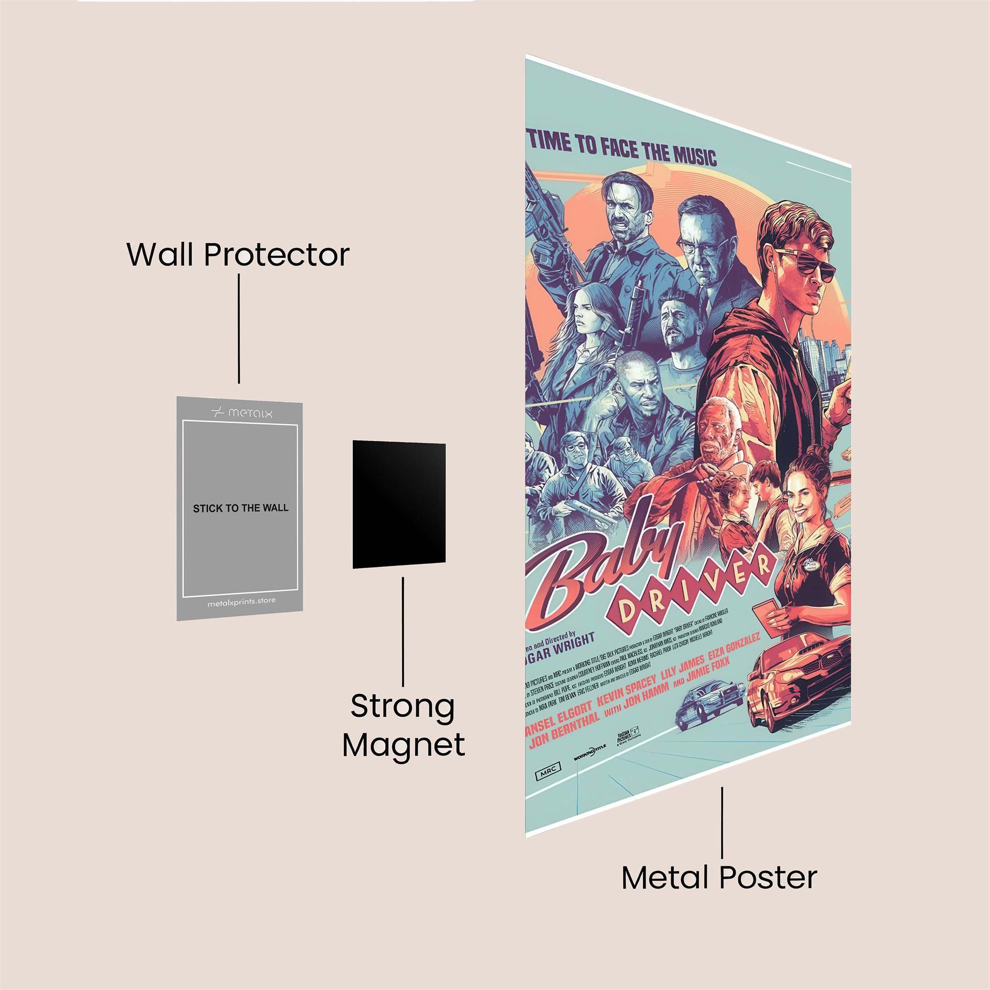 Driver Dream Safe Wall Magnetic / M