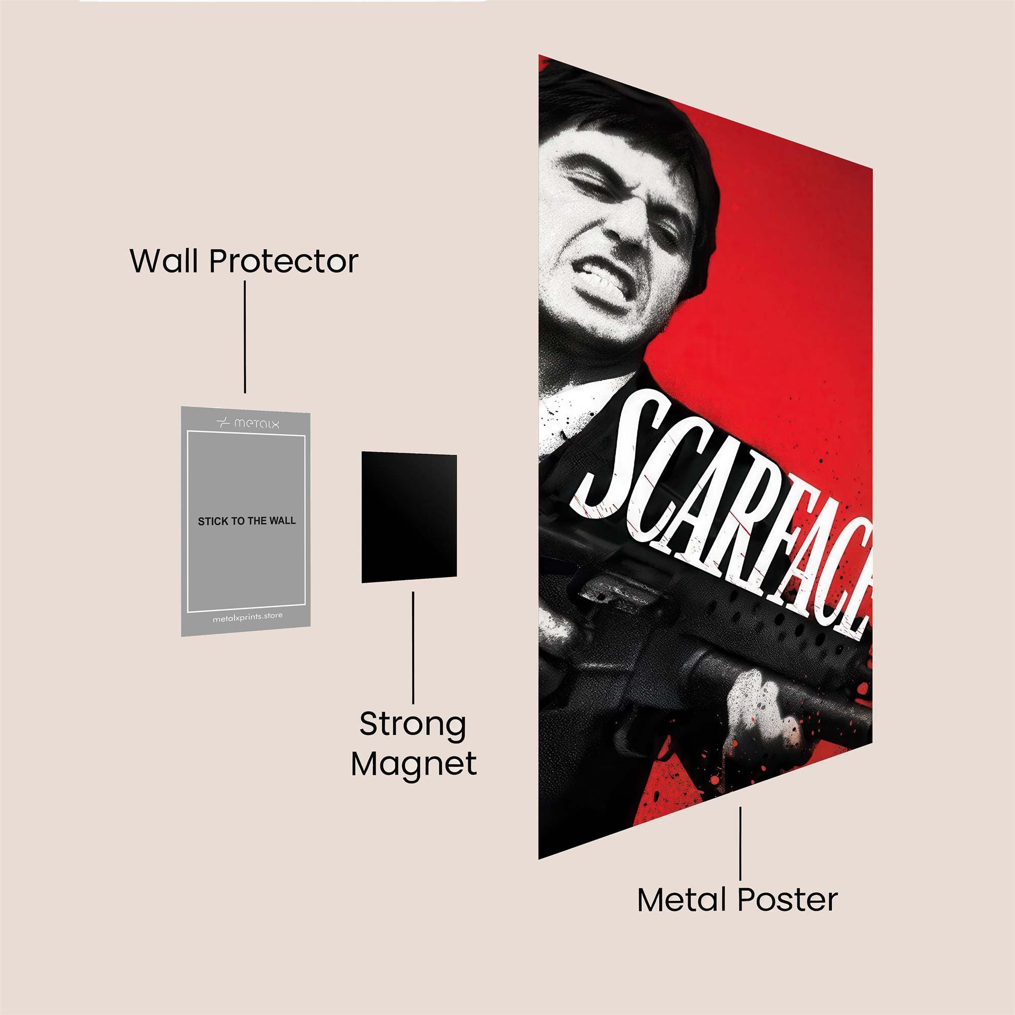 Tony Intense Safe Wall Magnetic / M