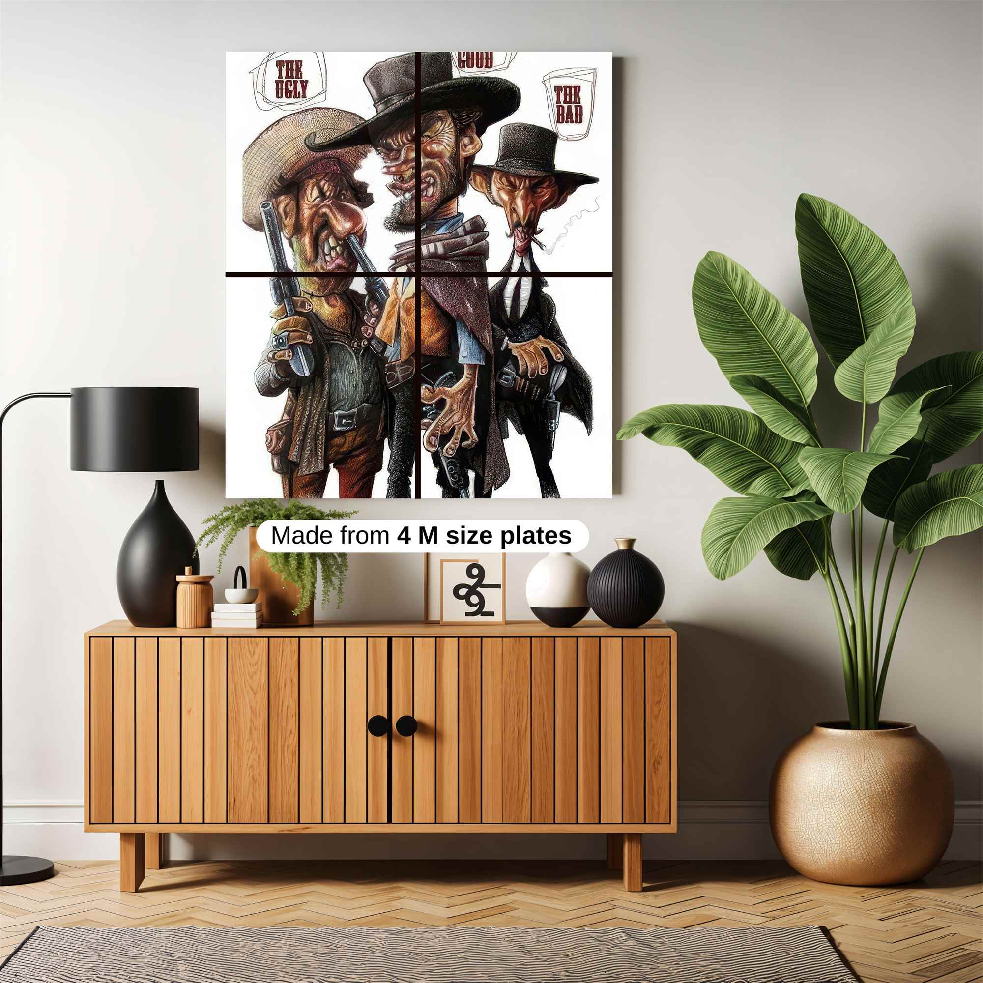 Trilogy Caricature Safe Wall Magnetic / M