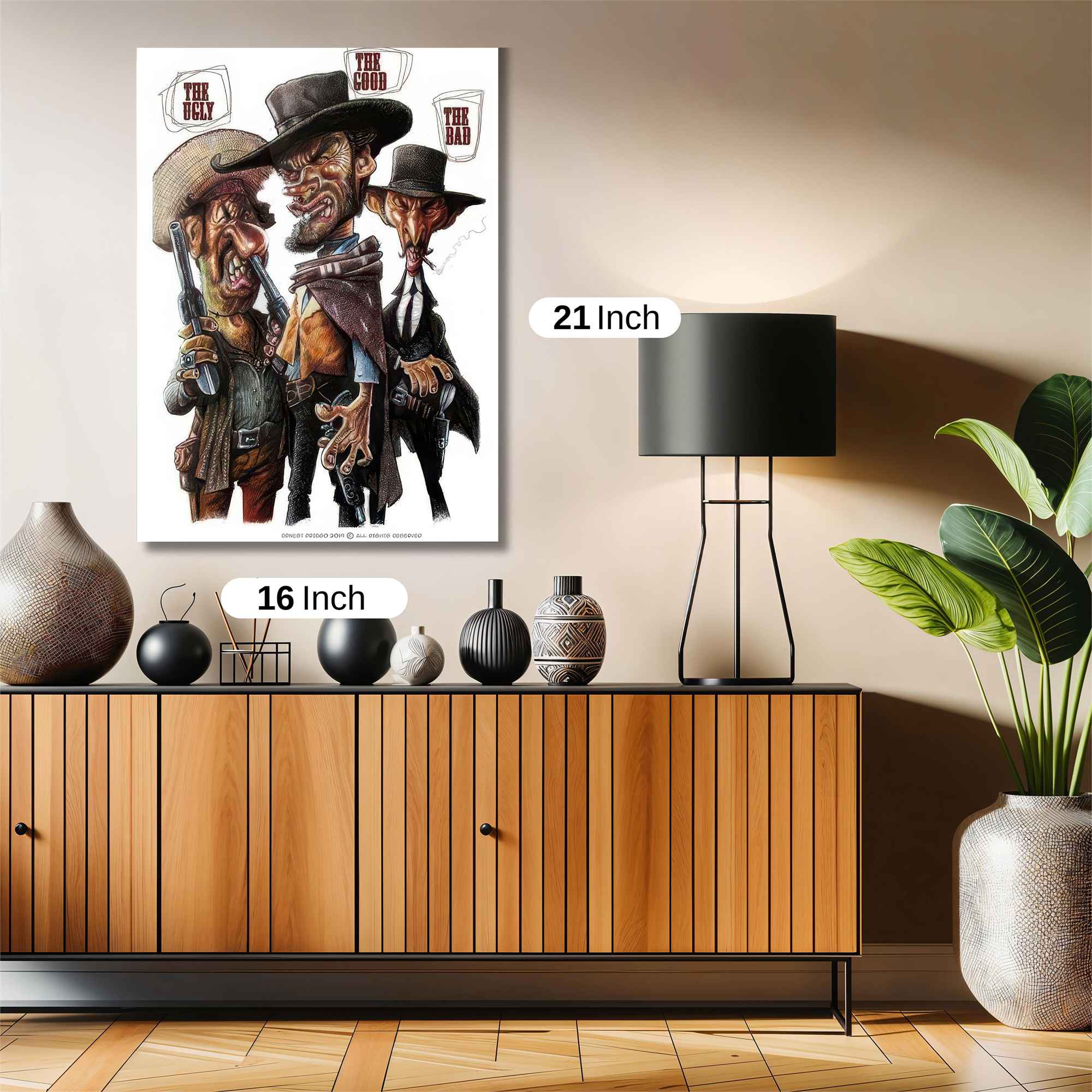 Trilogy Caricature Safe Wall Magnetic / M