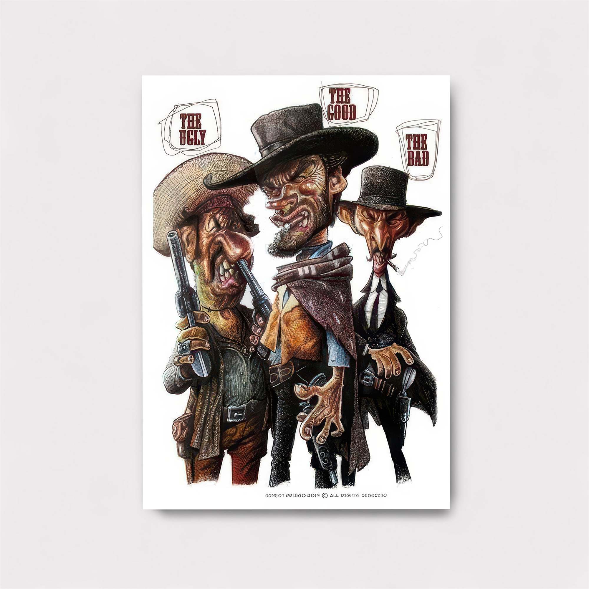 Trilogy Caricature Safe Wall Magnetic / M