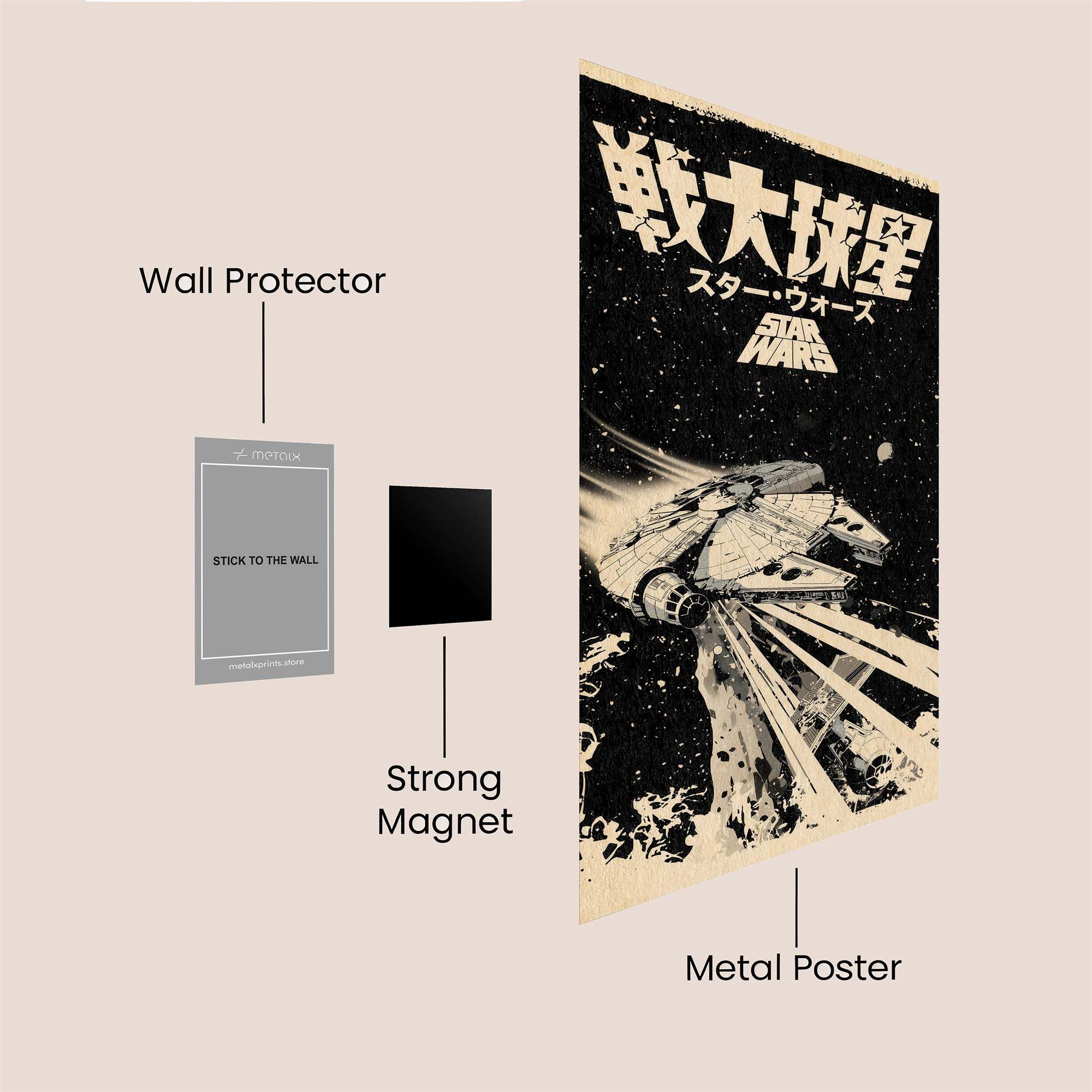 Falcon Frenzy Safe Wall Magnetic / M
