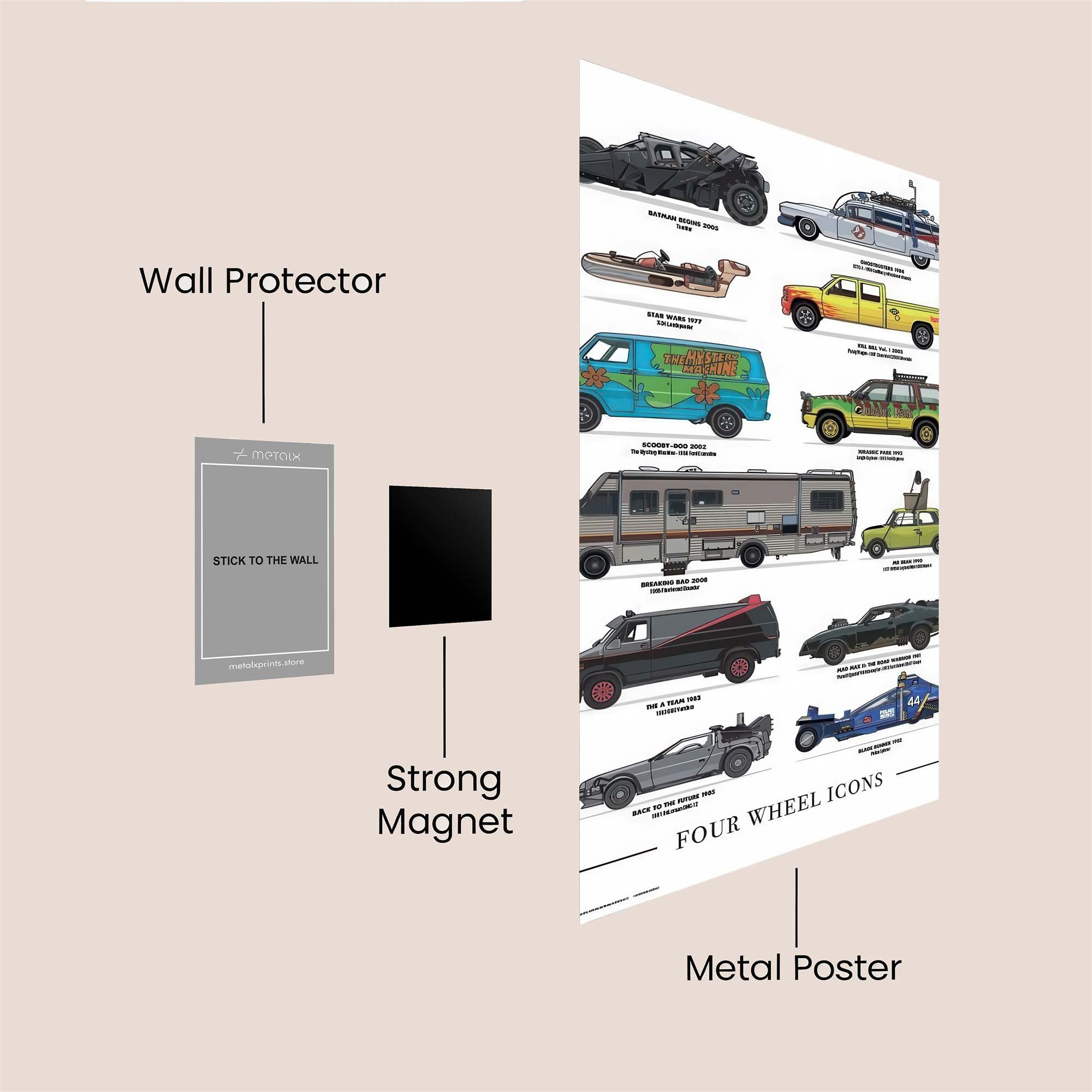 Iconic Journey Safe Wall Magnetic / M