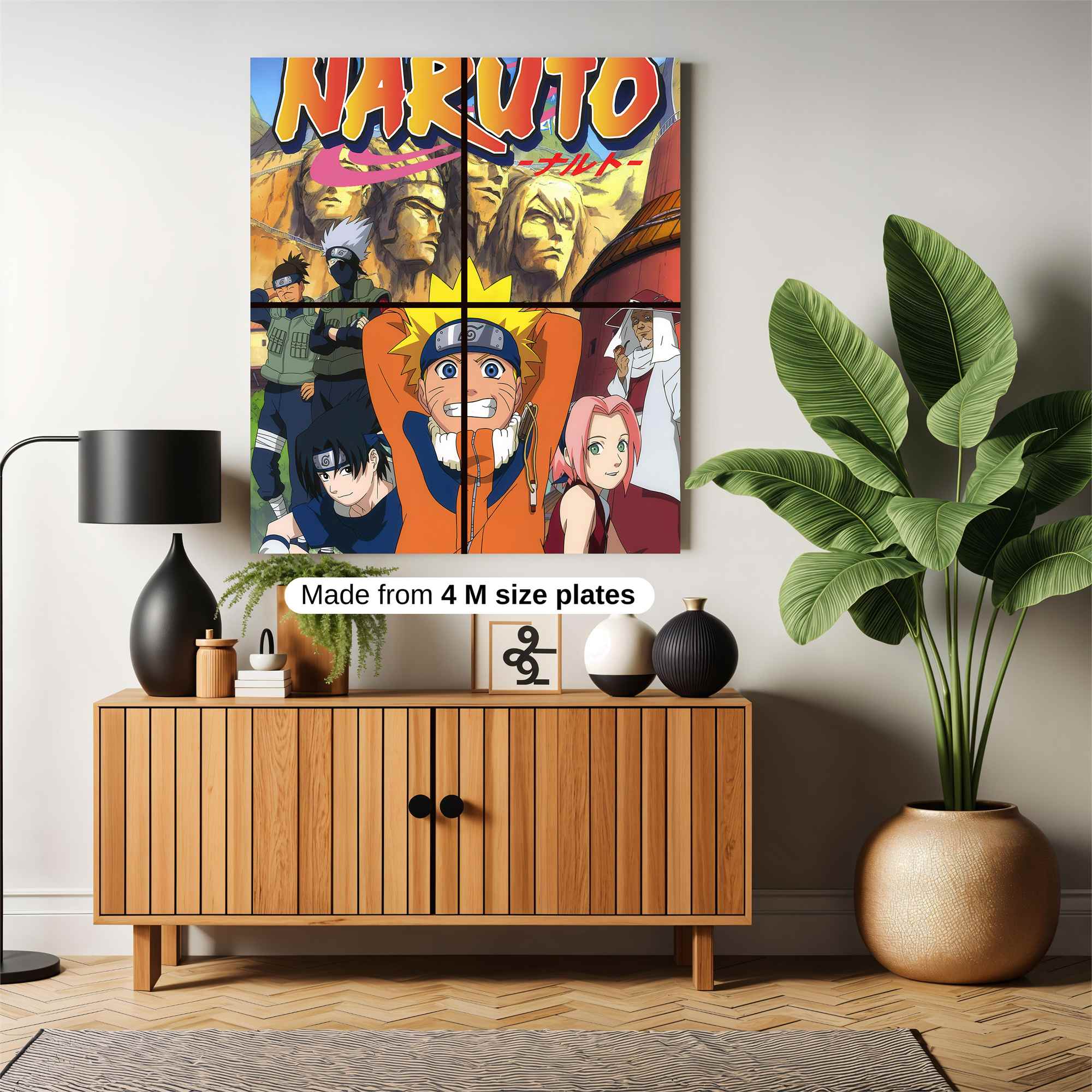 Naruto Spirited Safe Wall Magnetic / M