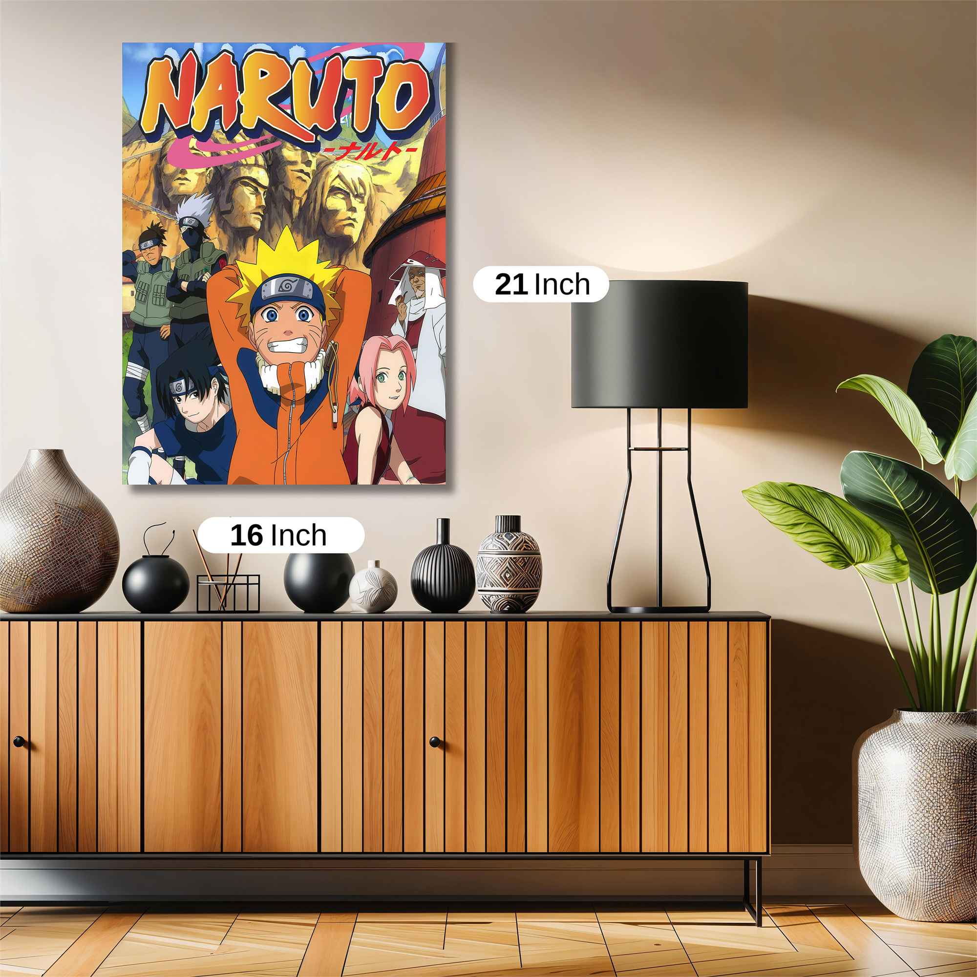 Naruto Spirited Safe Wall Magnetic / M