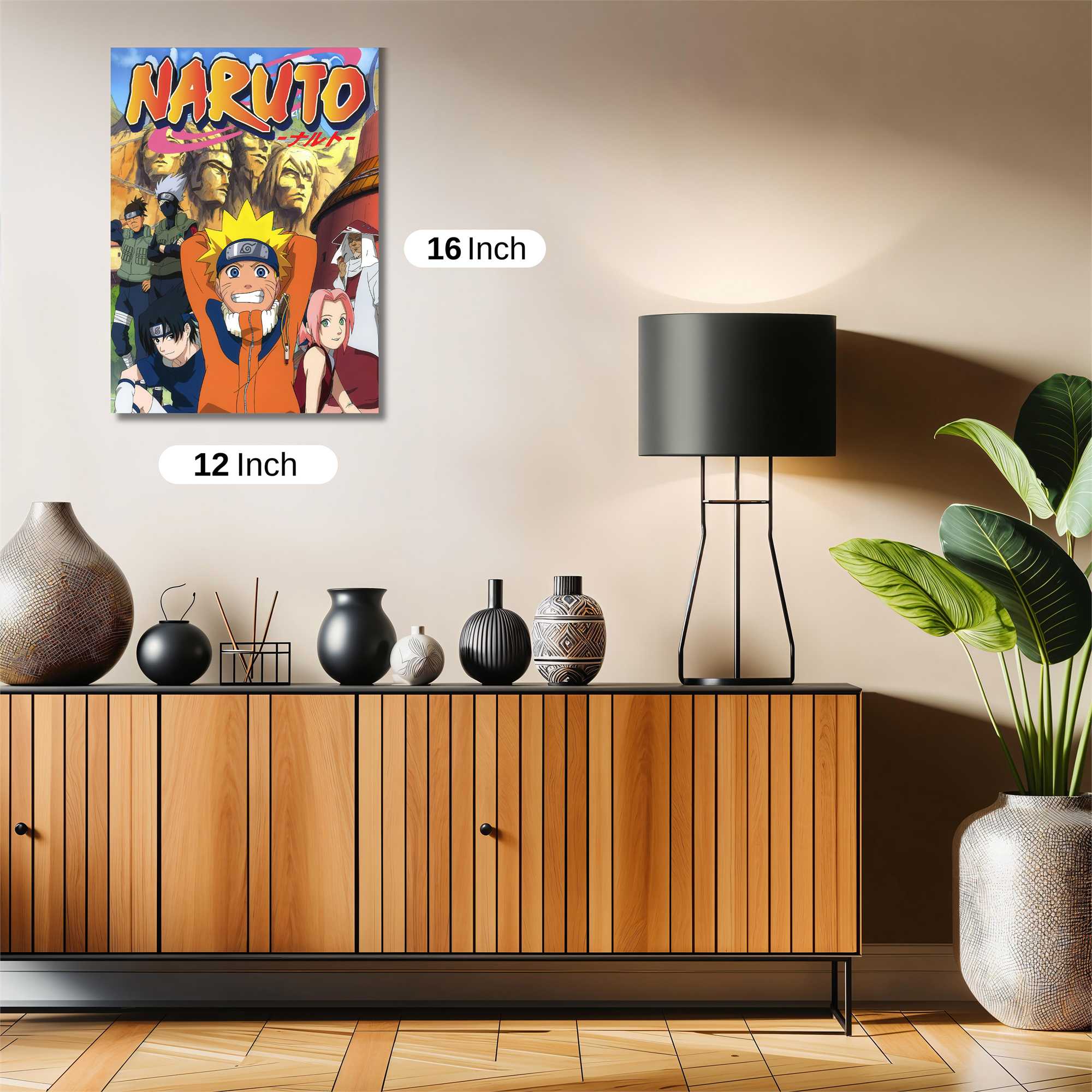 Naruto Spirited Safe Wall Magnetic / M