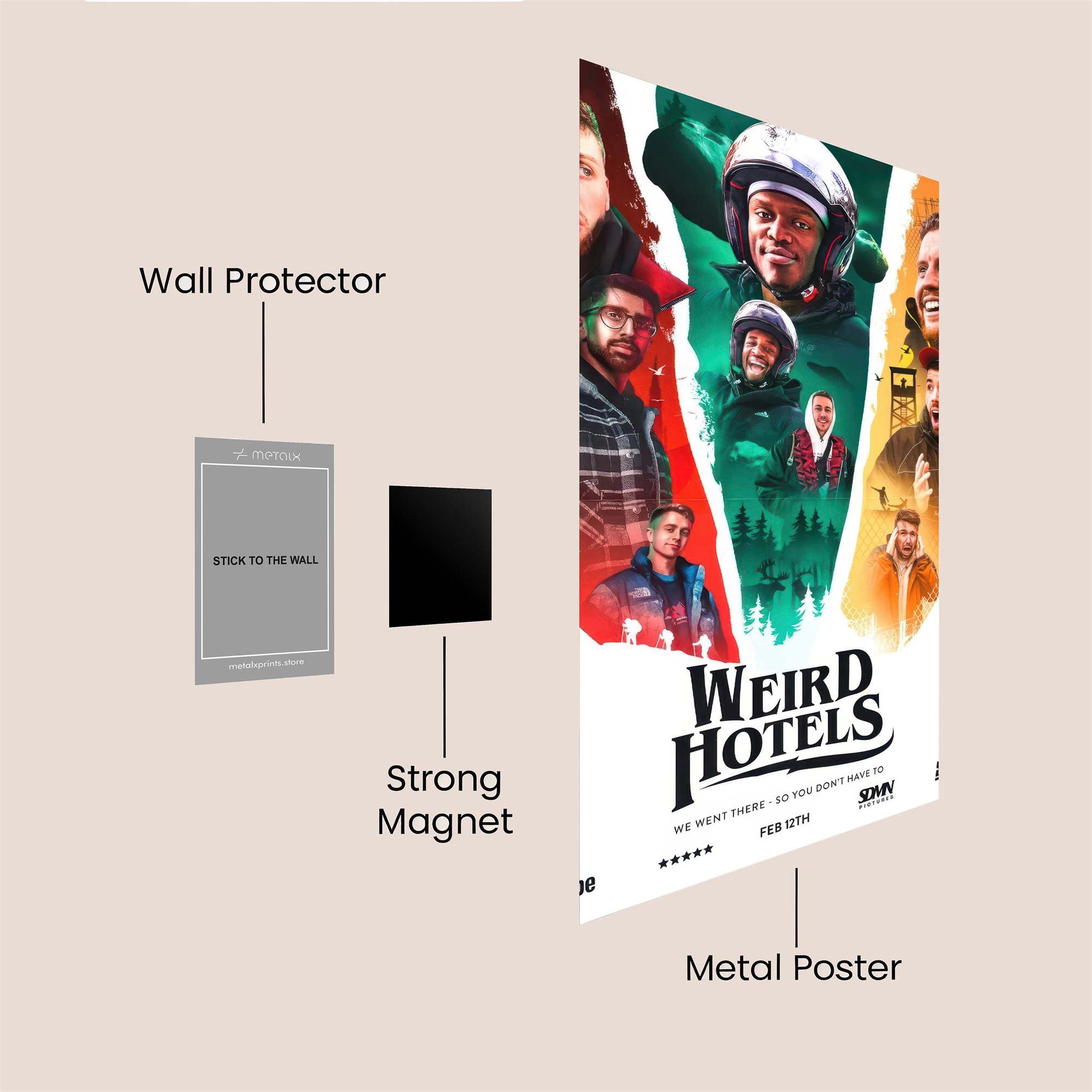 Adventure Unleashed Safe Wall Magnetic / M