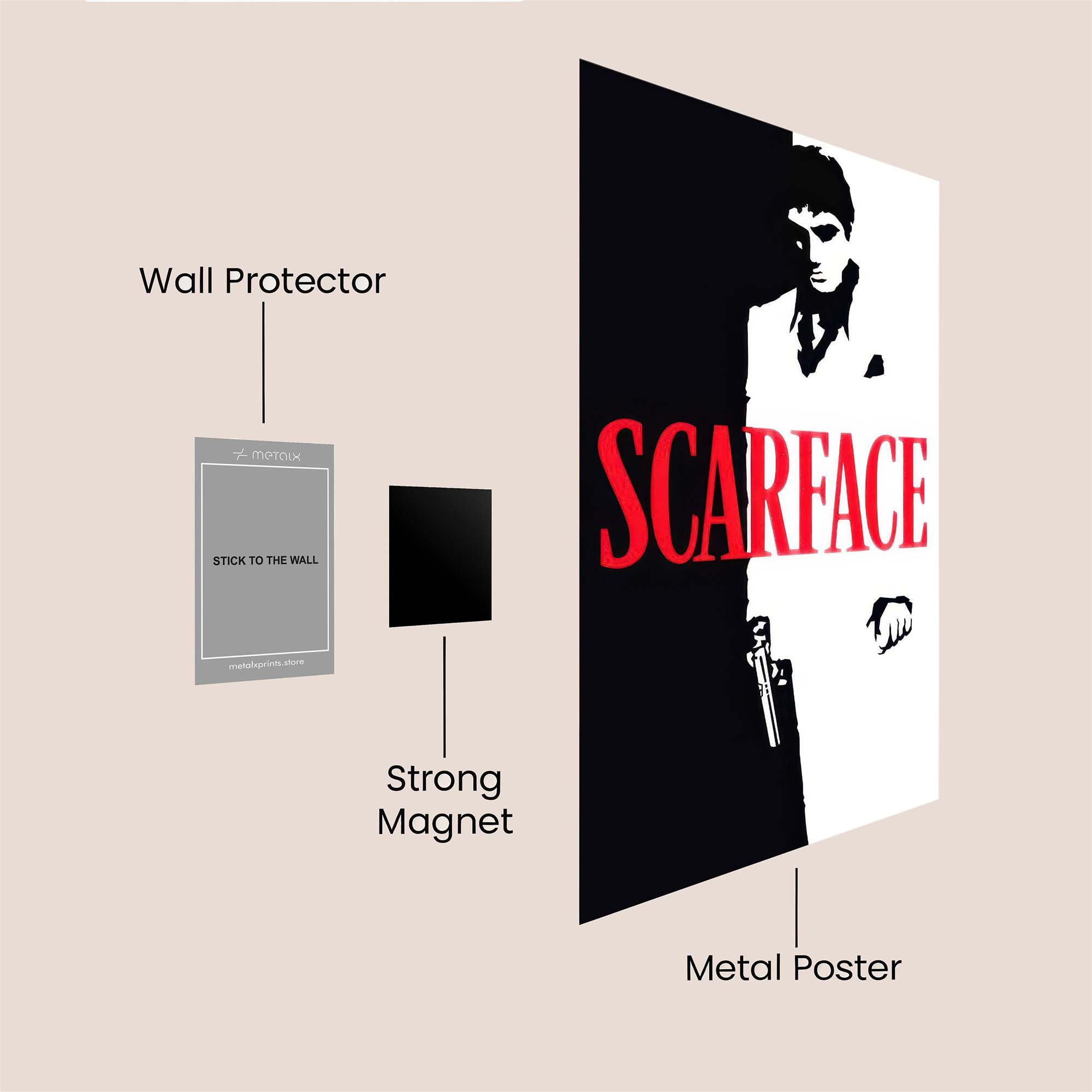 Scarface Intense Safe Wall Magnetic / M