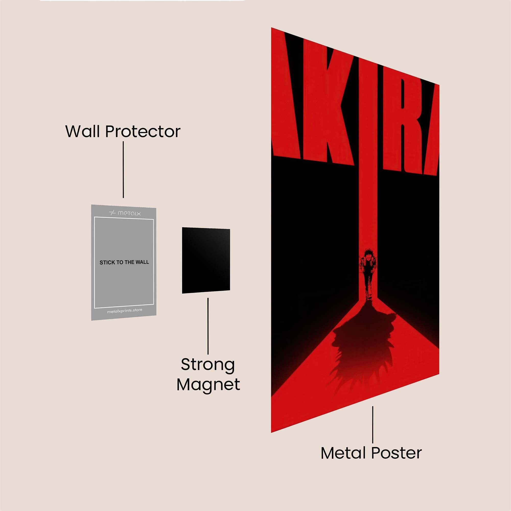 Akira Apocalyptic Safe Wall Magnetic / M