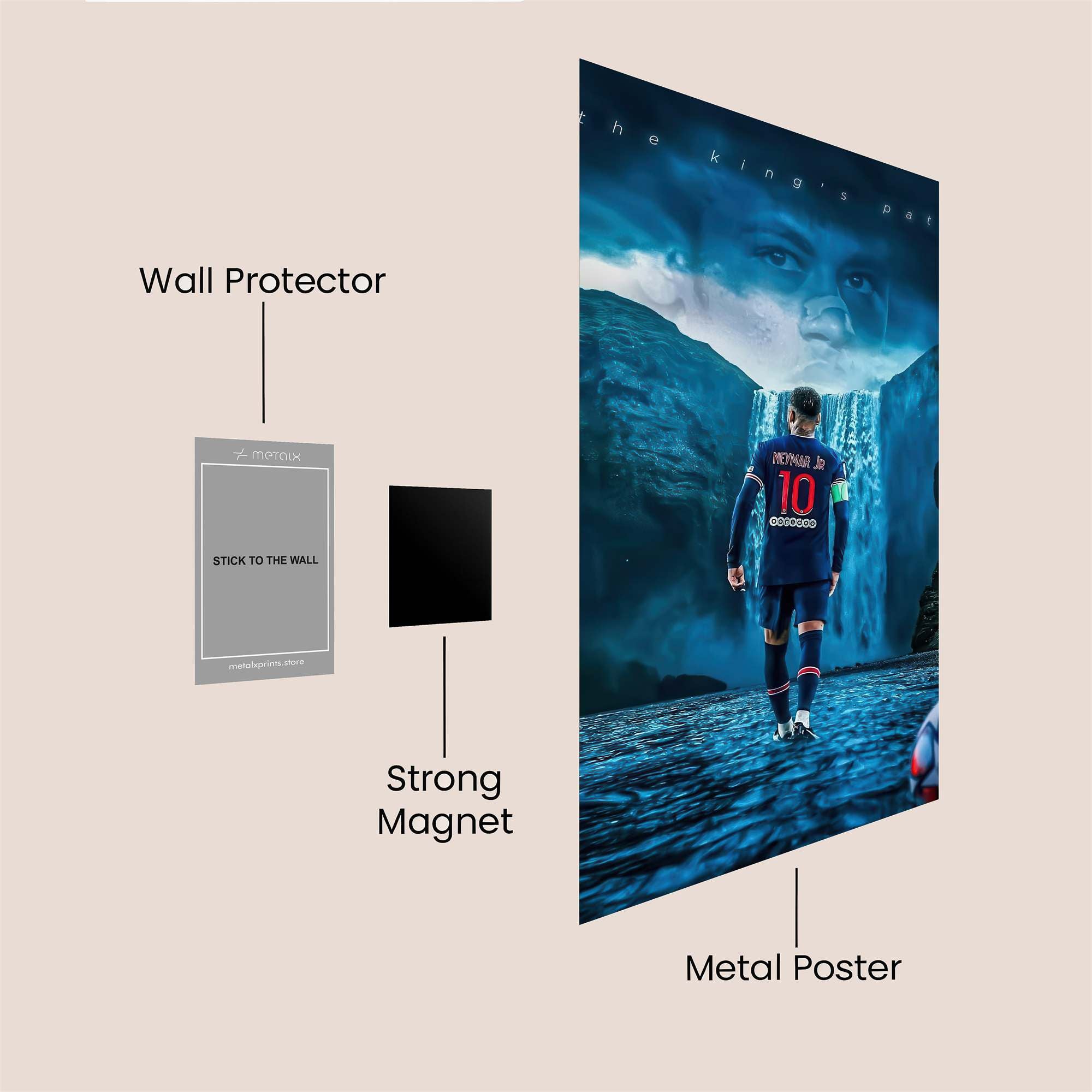 Neymar Majestic Safe Wall Magnetic / M