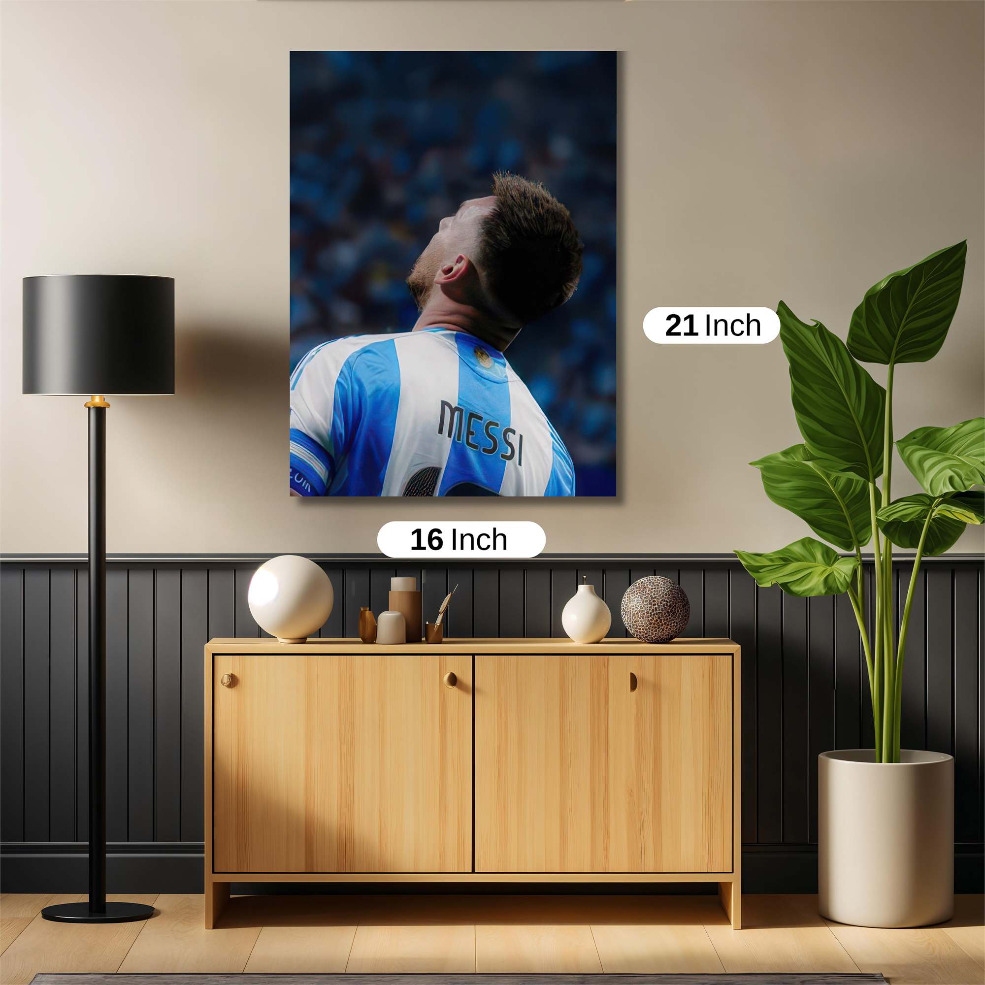 Messi Triumphant Safe Wall Magnetic / M