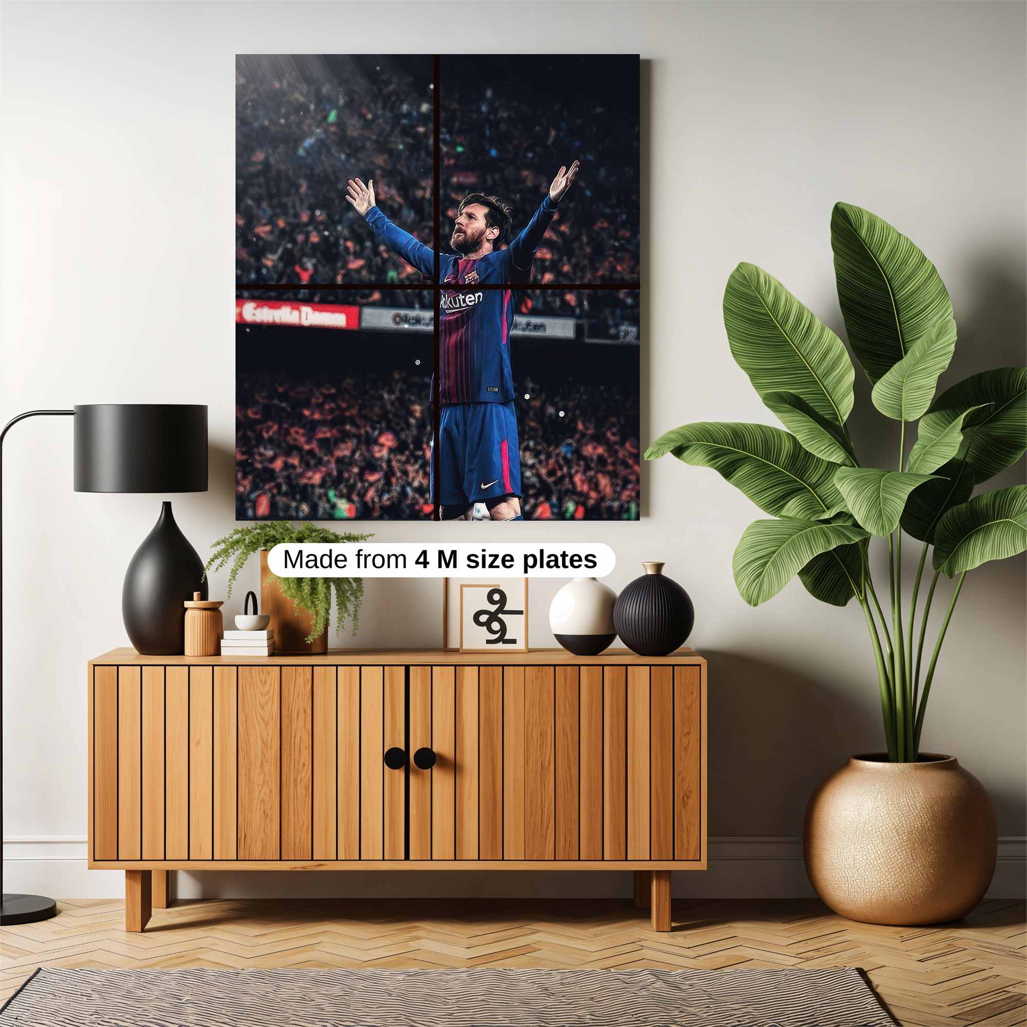 Messi Triumphant Safe Wall Magnetic / M