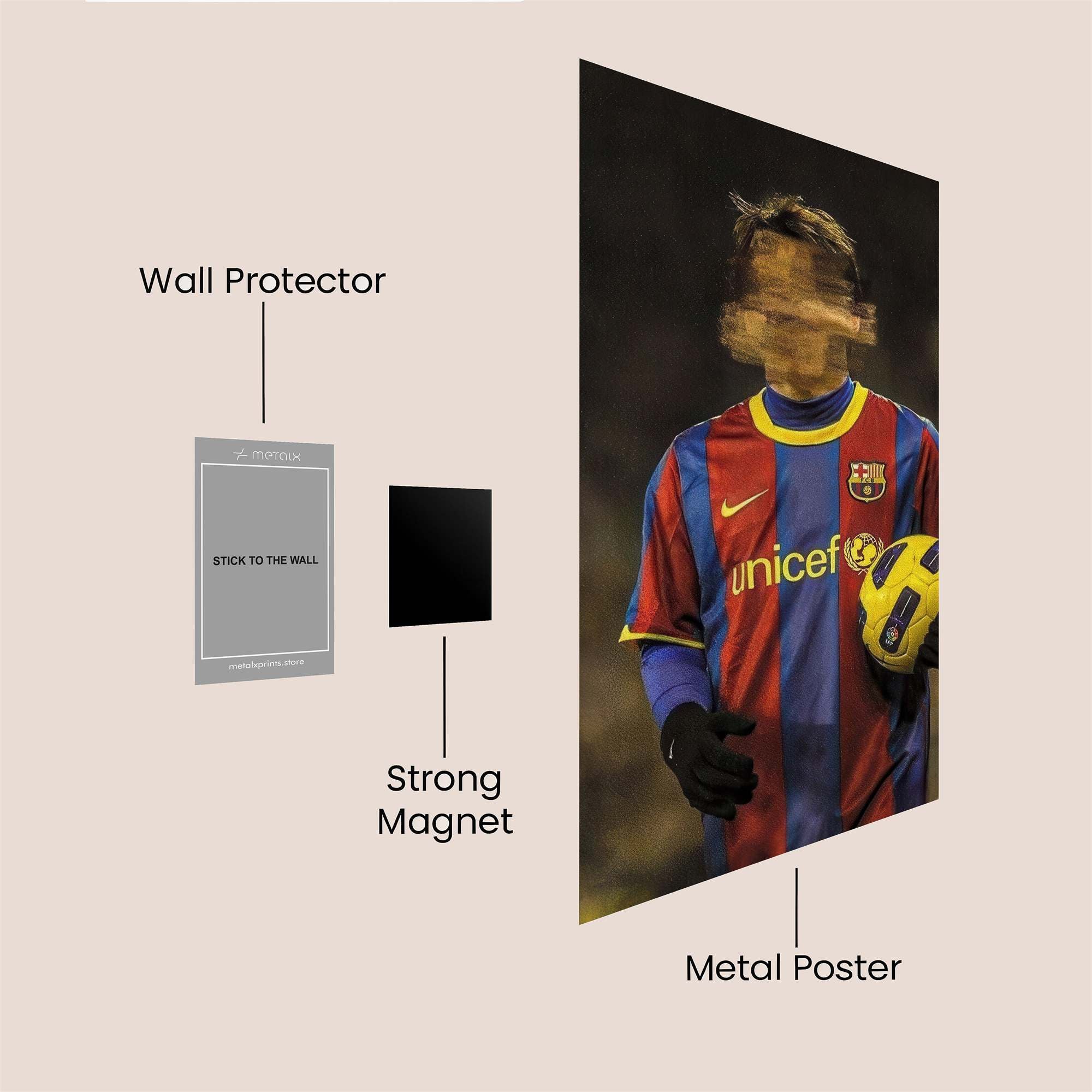 Messi Majestic Safe Wall Magnetic / M