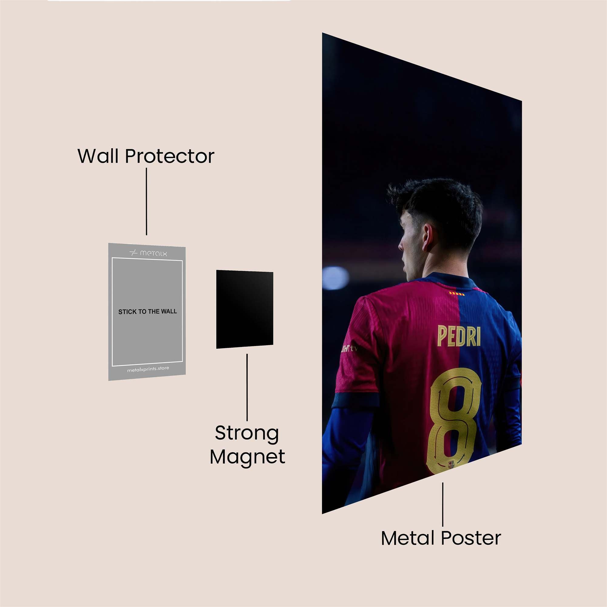 Pedri Serene Safe Wall Magnetic / M