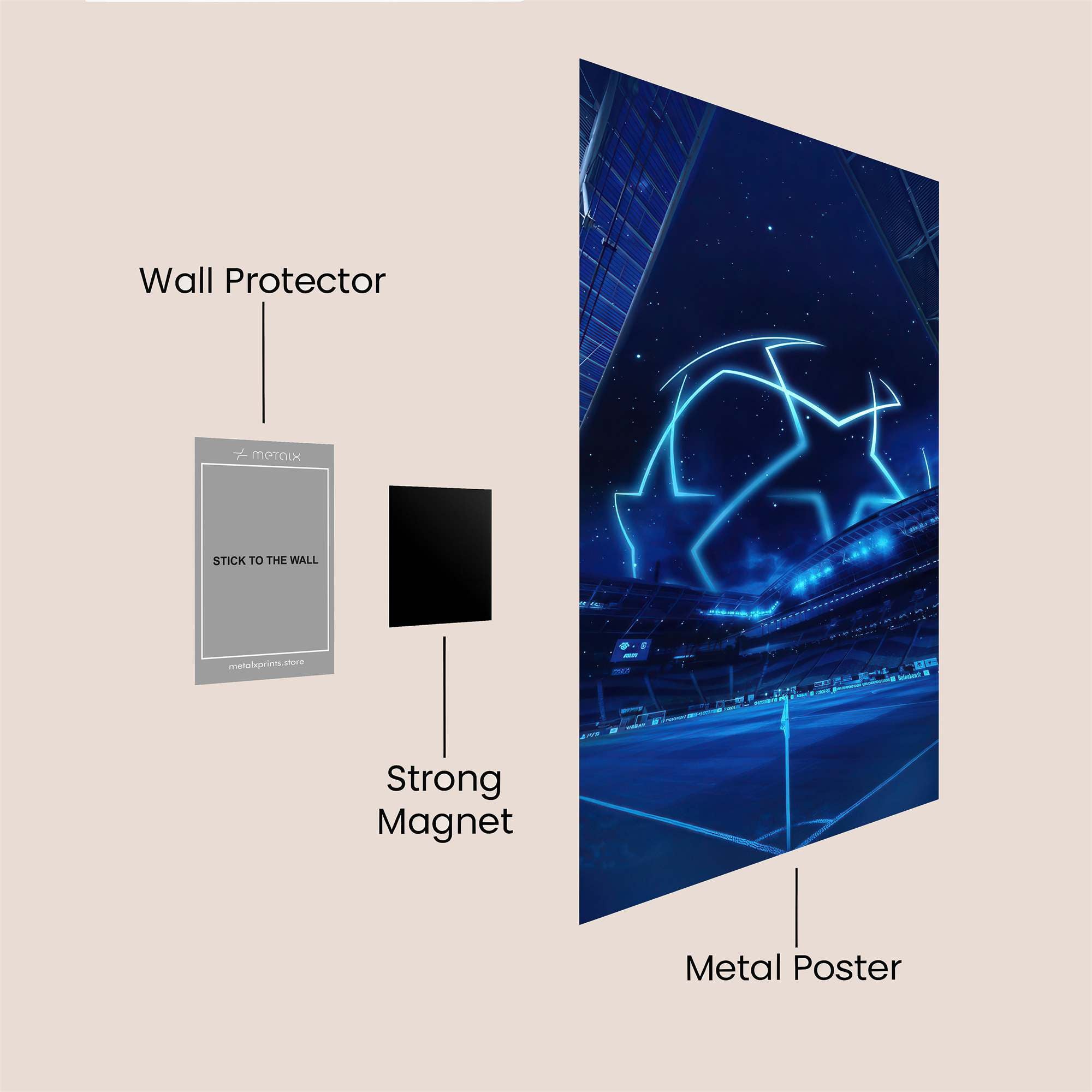 Champions Euphoria Safe Wall Magnetic / M