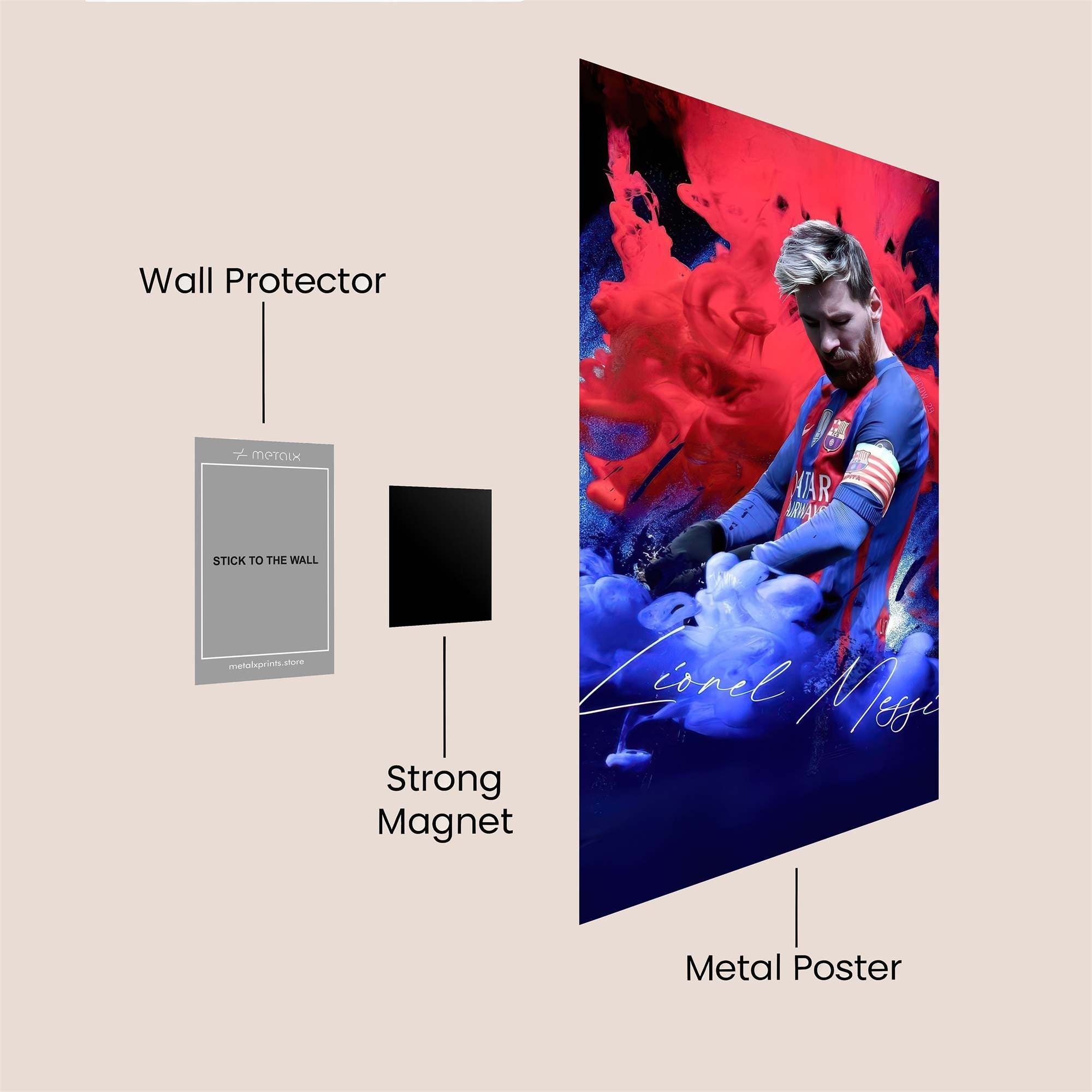 Messi Majesty Safe Wall Magnetic / M