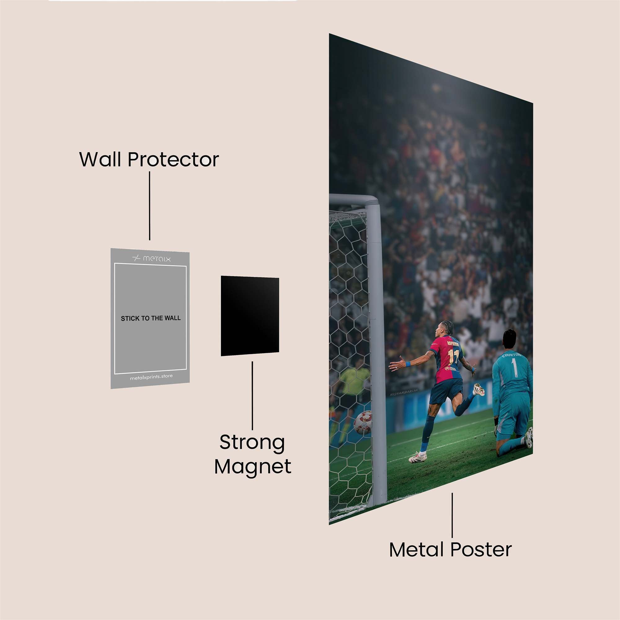 Goal Ecstasy Safe Wall Magnetic / M