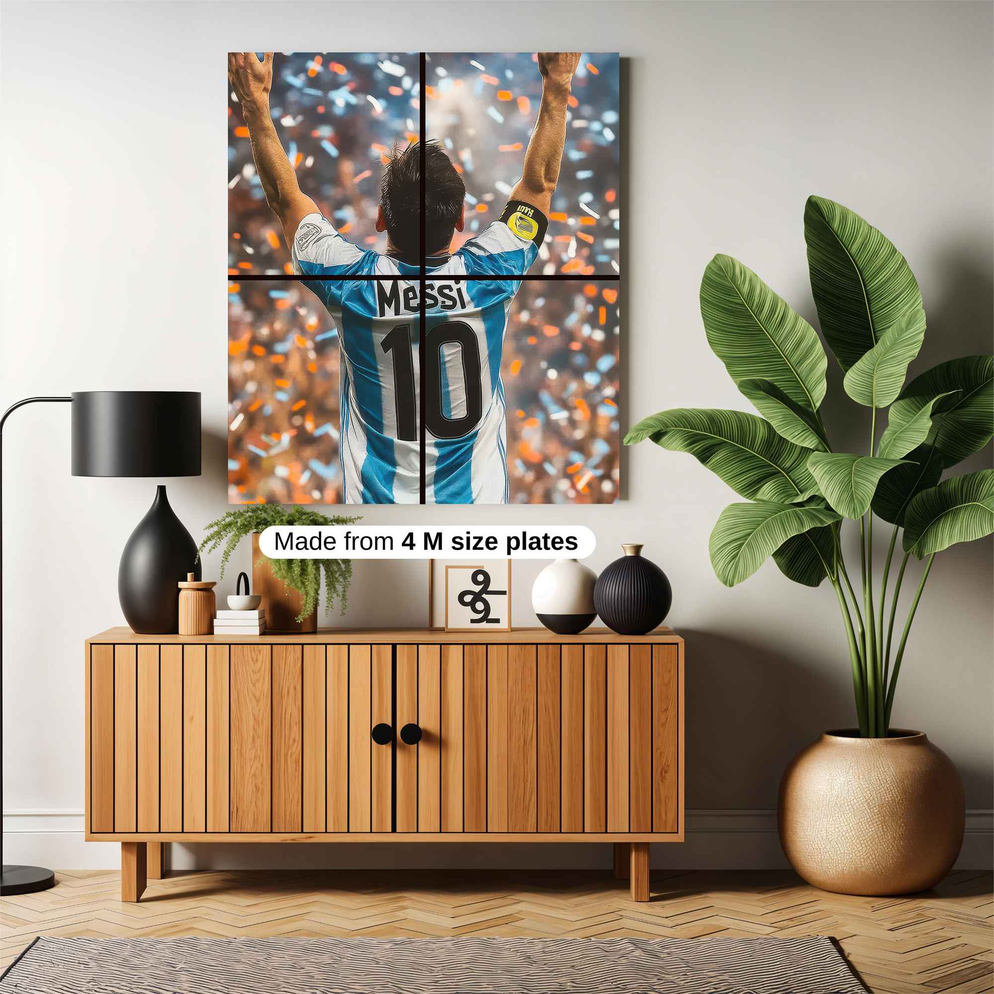 Messi Triumphant Safe Wall Magnetic / M