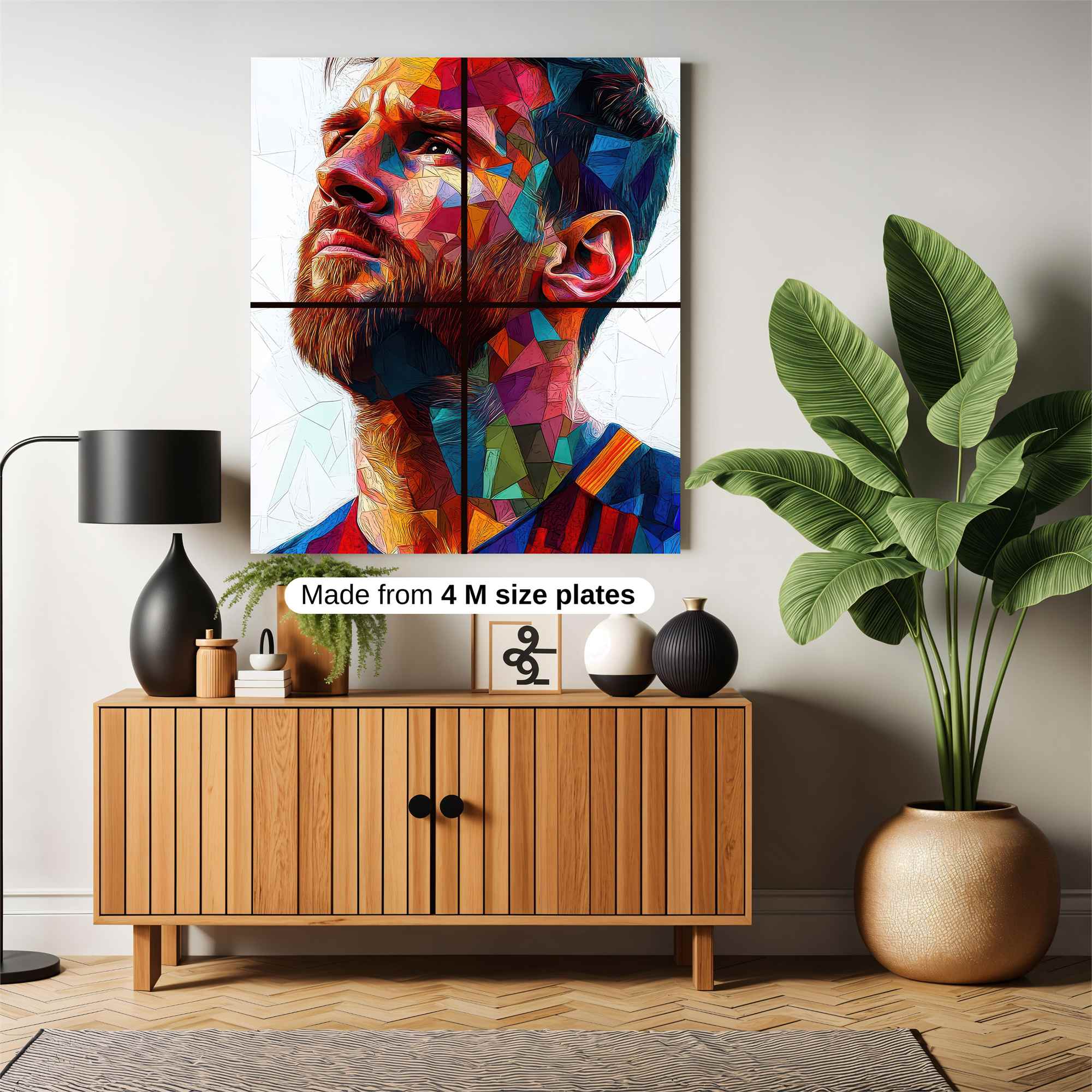 Messi Vibrant Safe Wall Magnetic / M