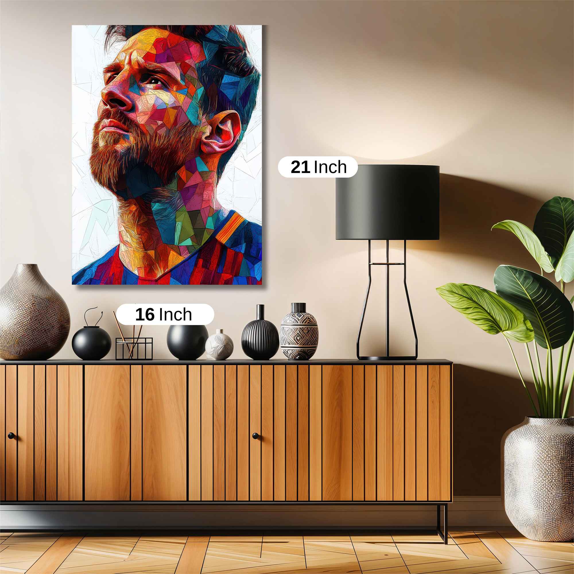 Messi Vibrant Safe Wall Magnetic / M