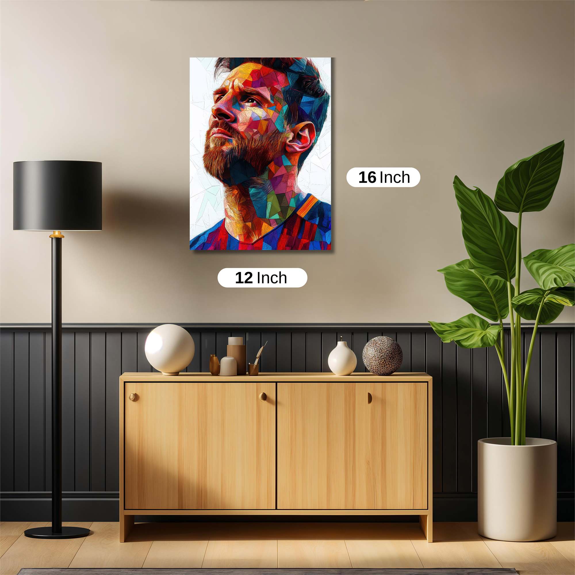 Messi Vibrant Safe Wall Magnetic / M