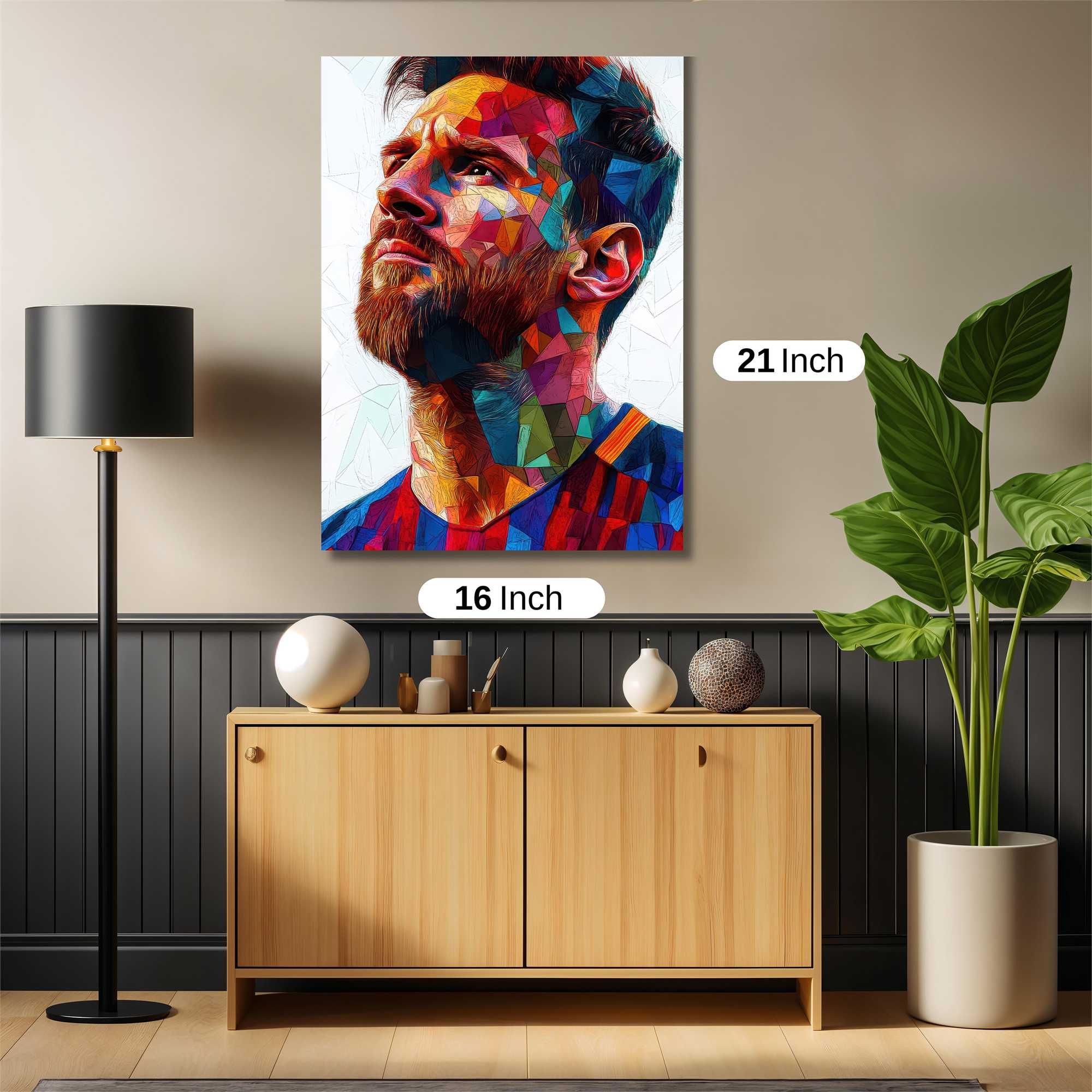 Messi Vibrant Safe Wall Magnetic / M