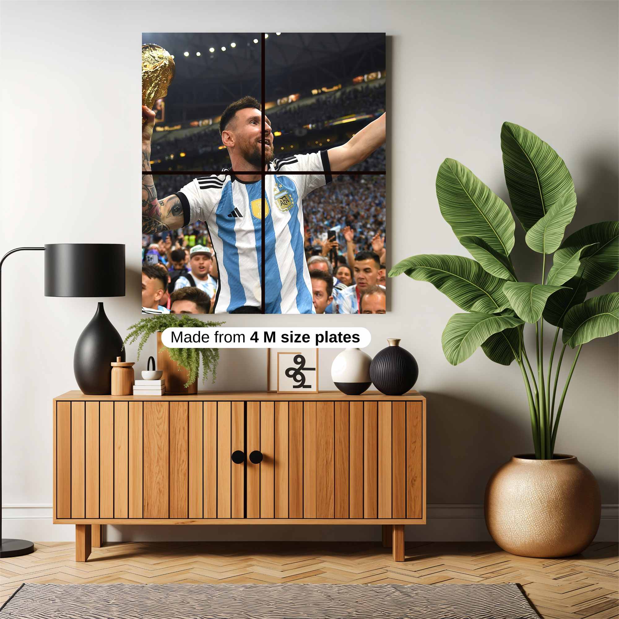 Messi Triumphant Safe Wall Magnetic / M