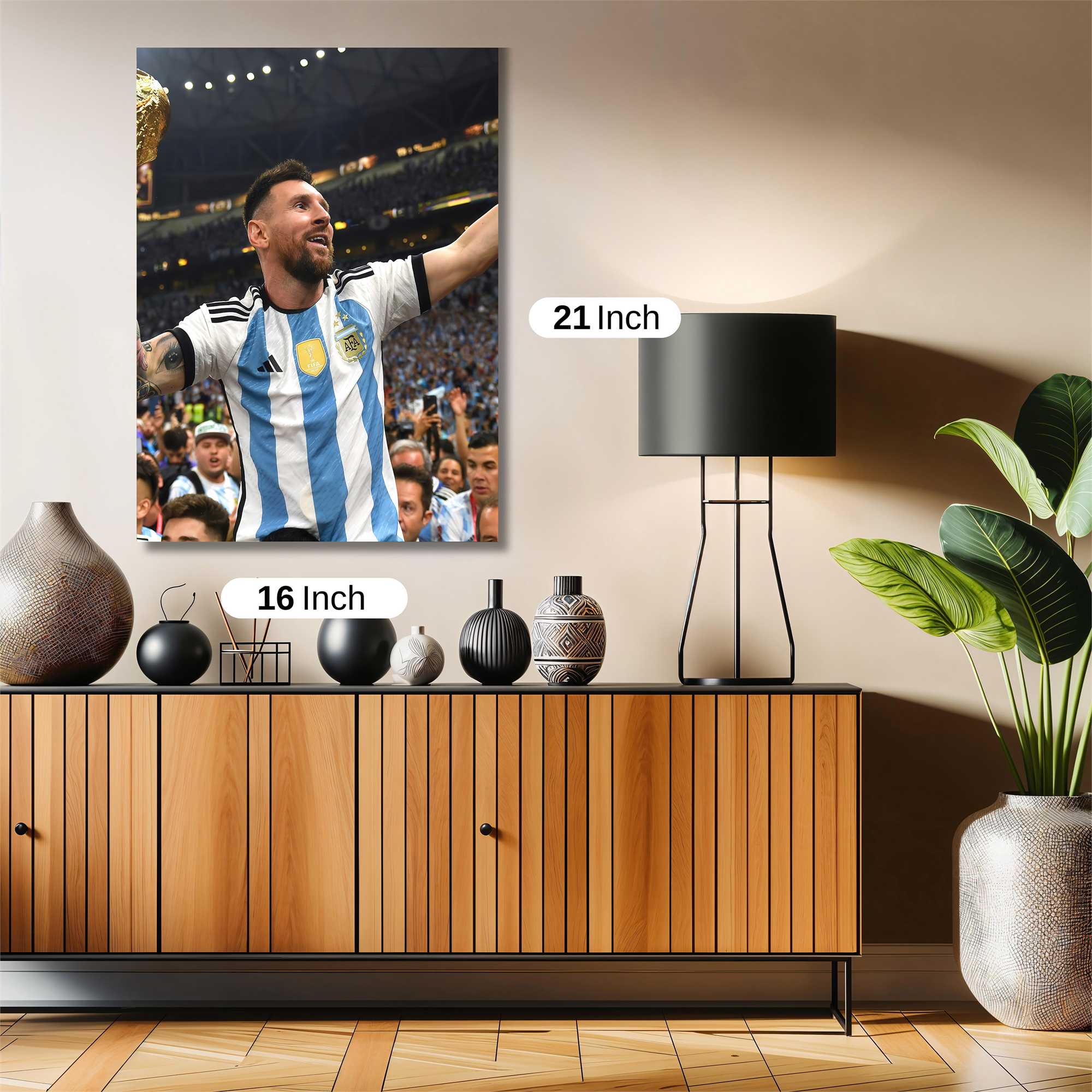 Messi Triumphant Safe Wall Magnetic / M