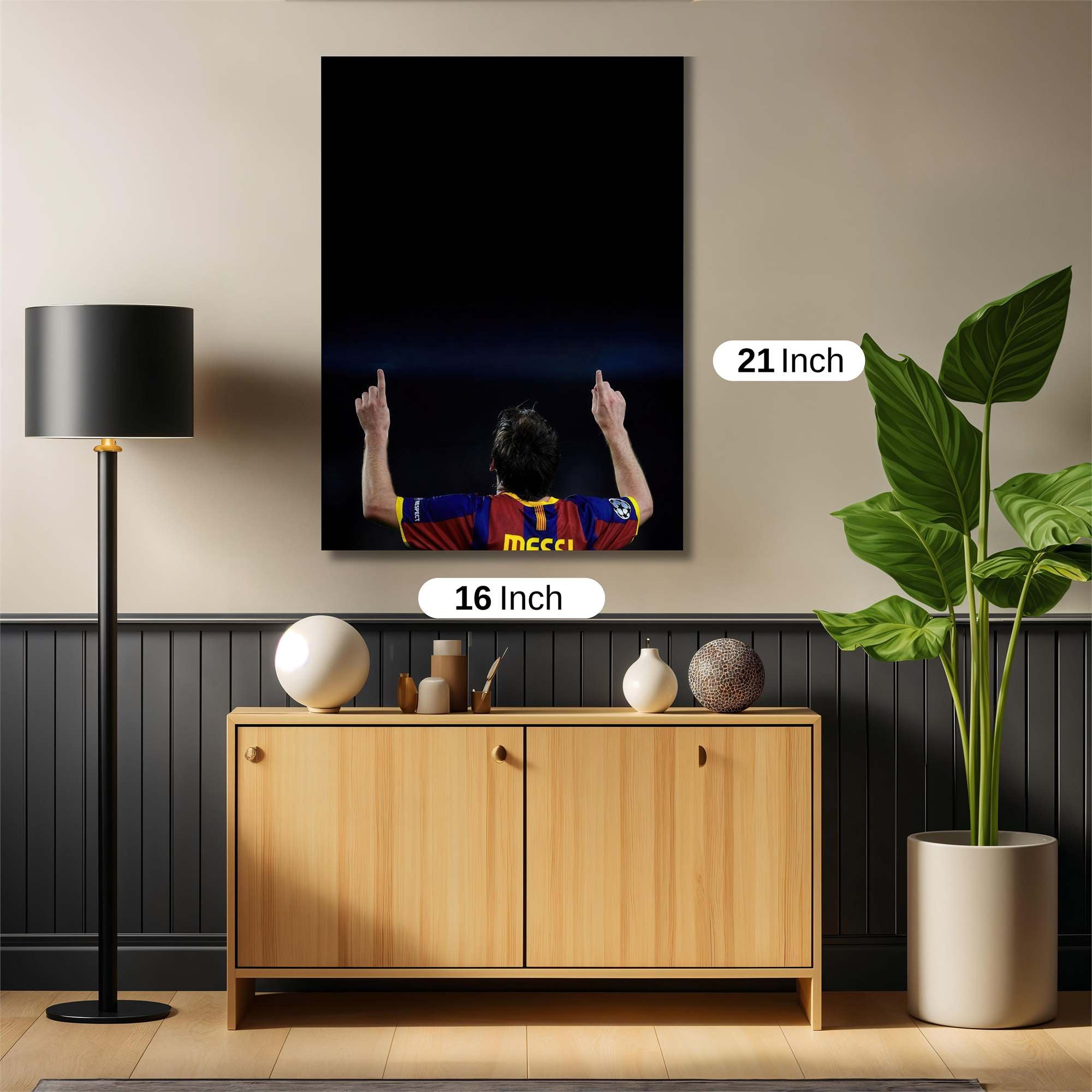 Messi Triumphant Safe Wall Magnetic / M