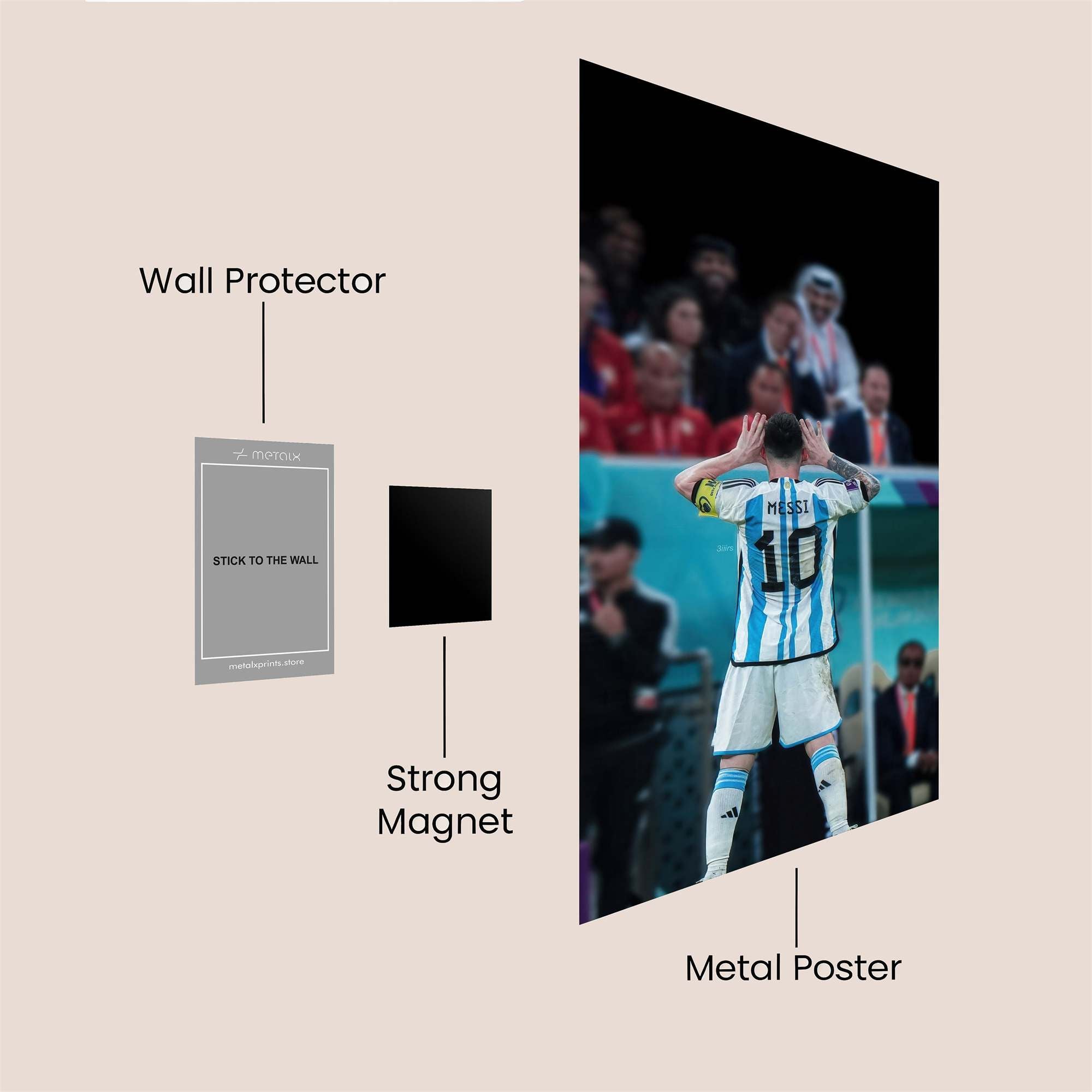 Messi Ecstasy Safe Wall Magnetic / M