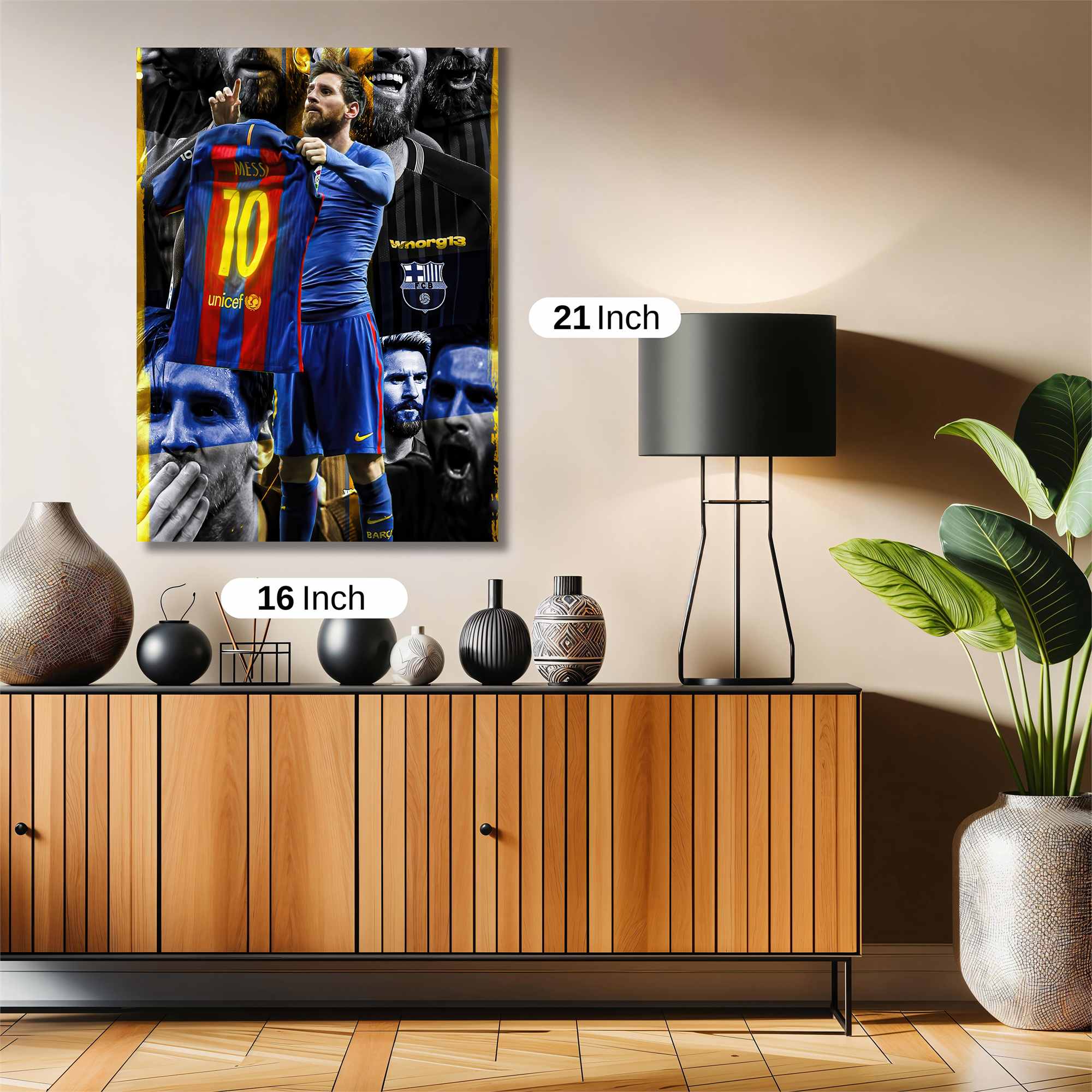 Messi Triumphant Safe Wall Magnetic / M