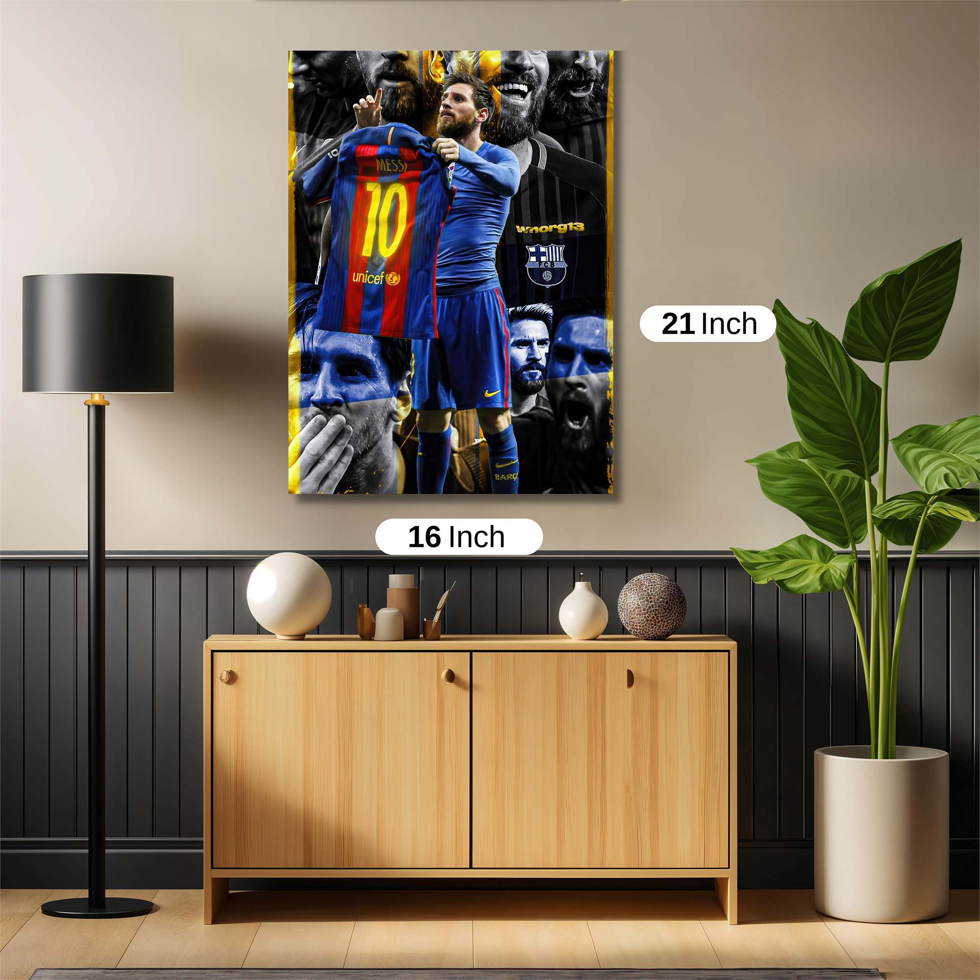 Messi Triumphant Safe Wall Magnetic / M
