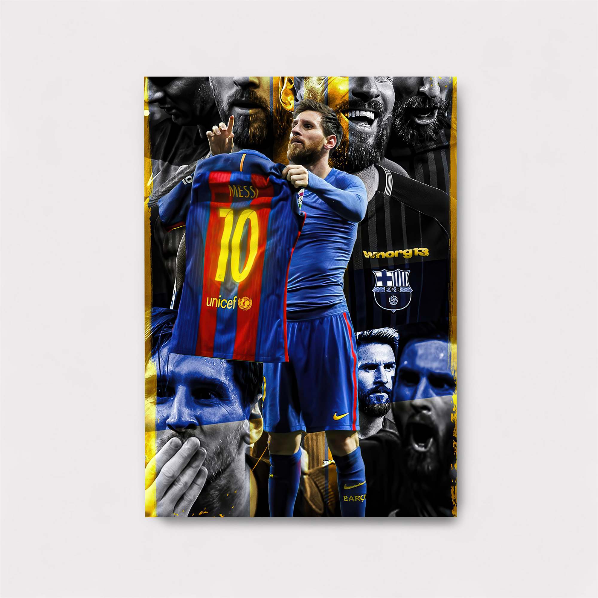 Messi Triumphant Safe Wall Magnetic / M