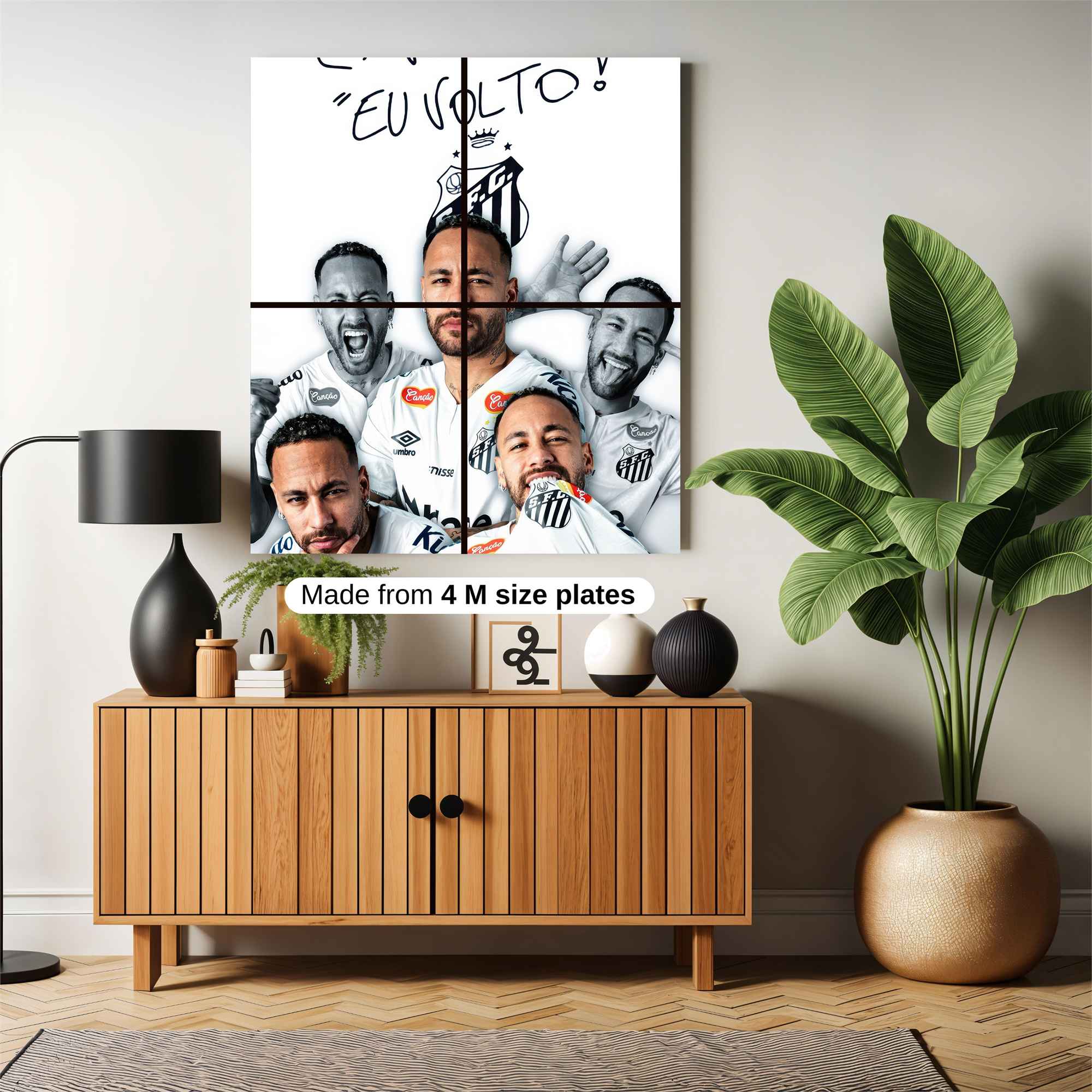 Neymar Returns Safe Wall Magnetic / M