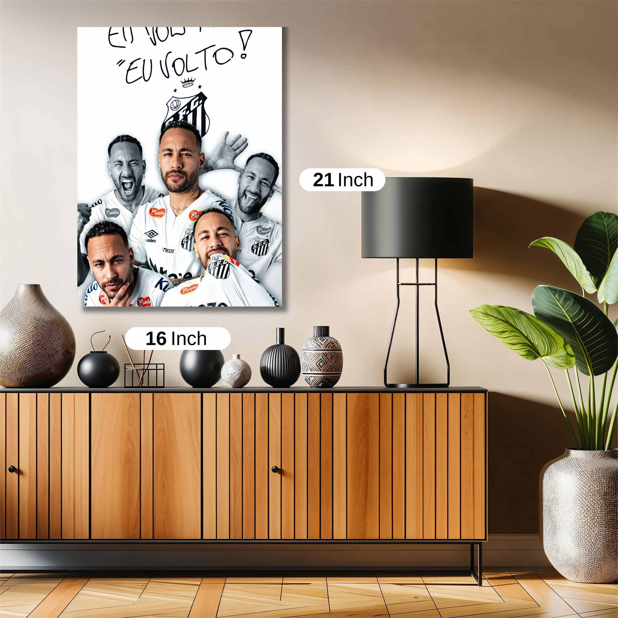 Neymar Returns Safe Wall Magnetic / M